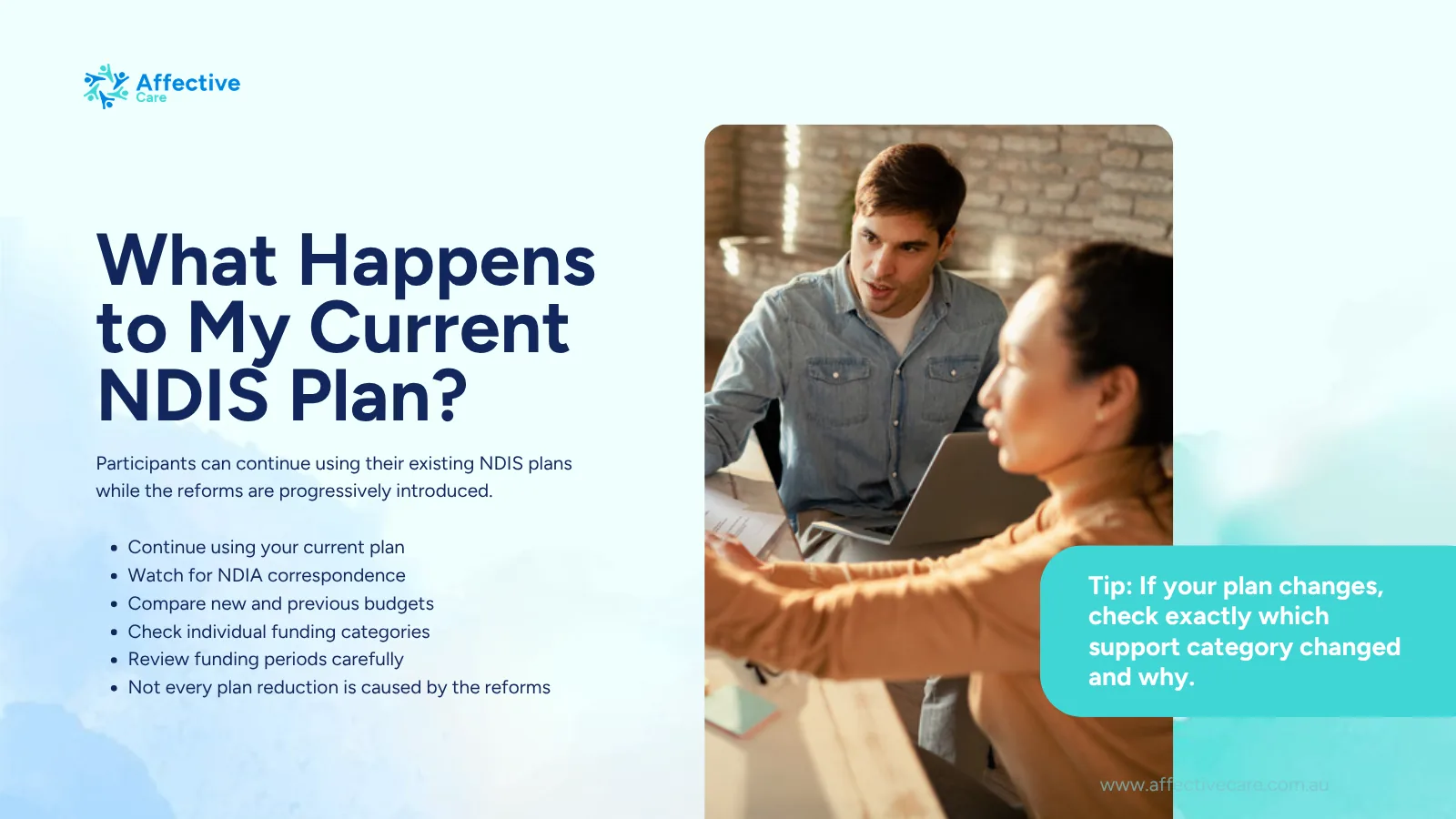 What happens to your current NDIS plan while the 2026 funding reforms are introduced