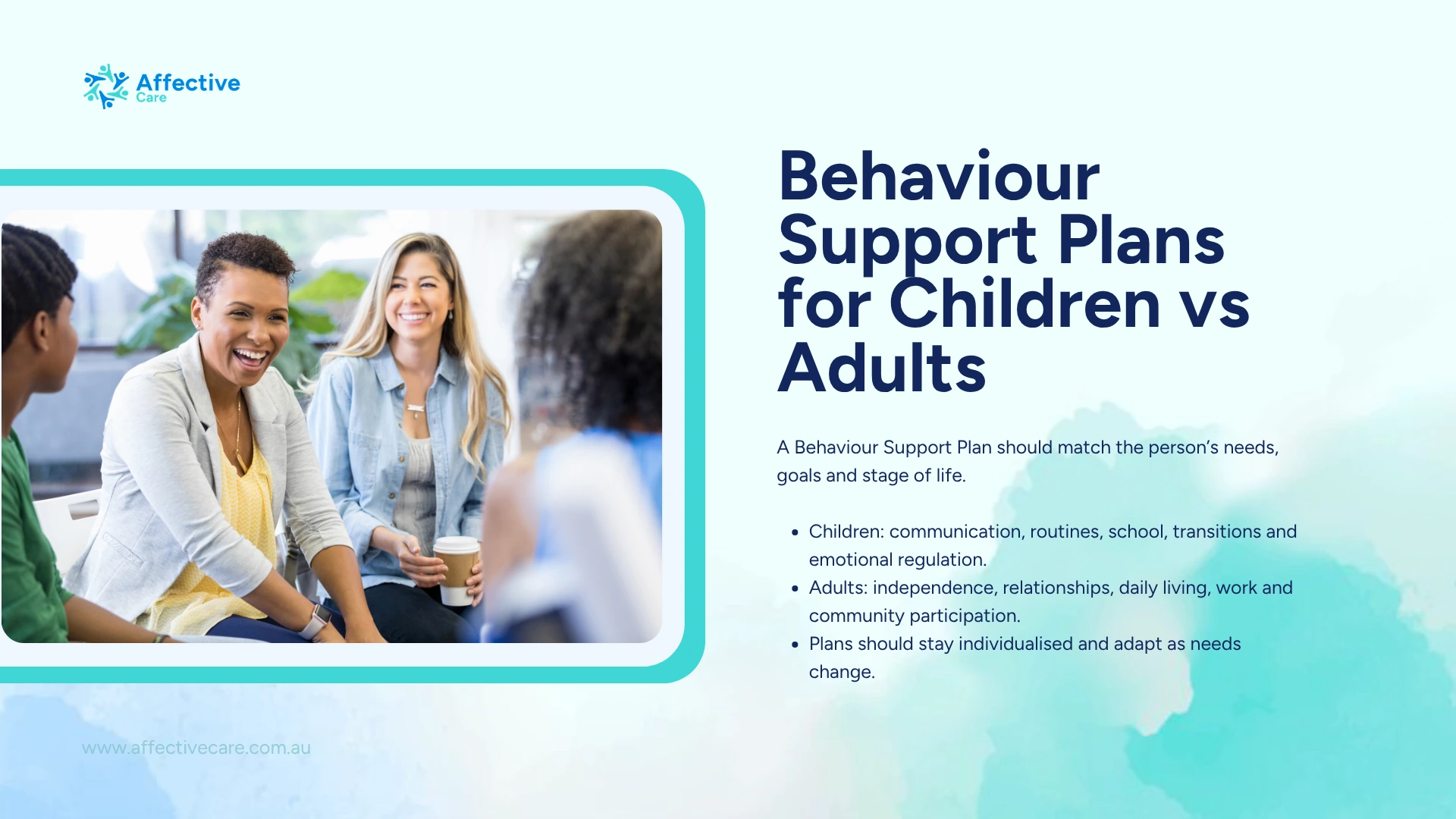 Behaviour Support Plans for Children vs Adults