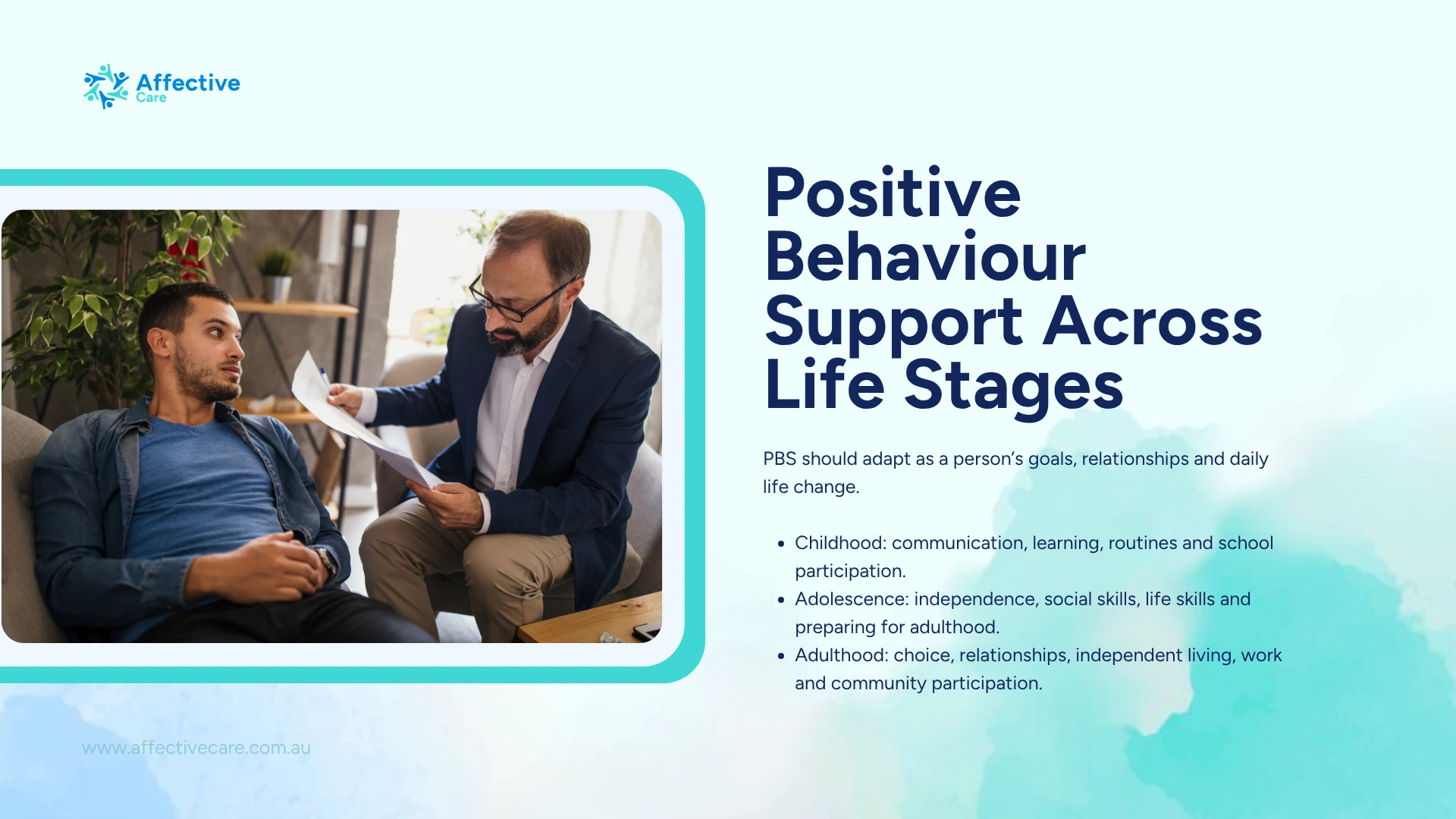 Positive Behaviour Support across life stages