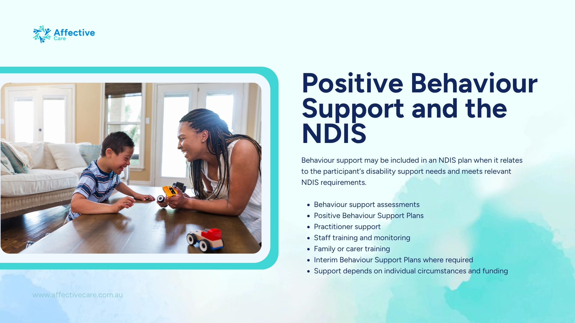 Positive Behaviour Support and the NDIS