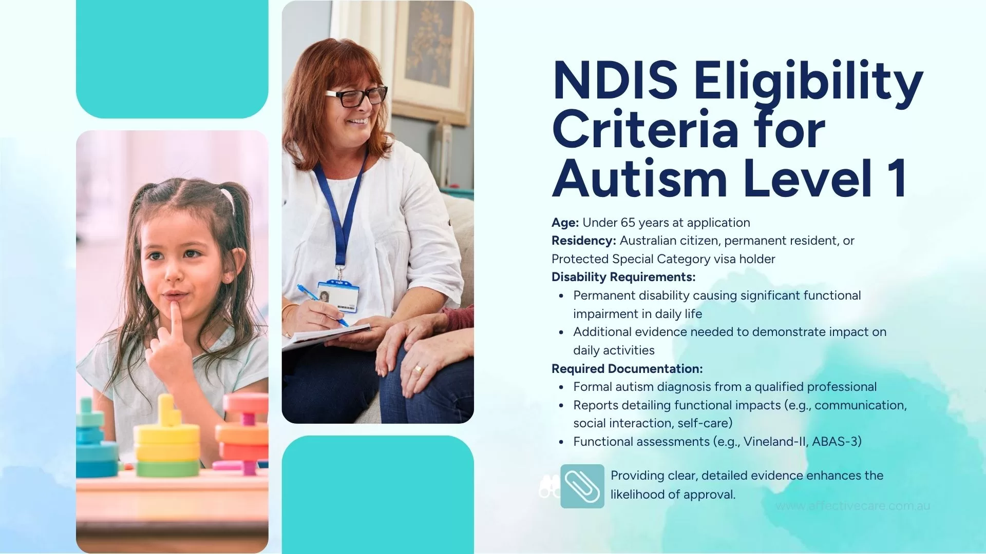 NDIS Eligibility Criteria for Autism Level 1