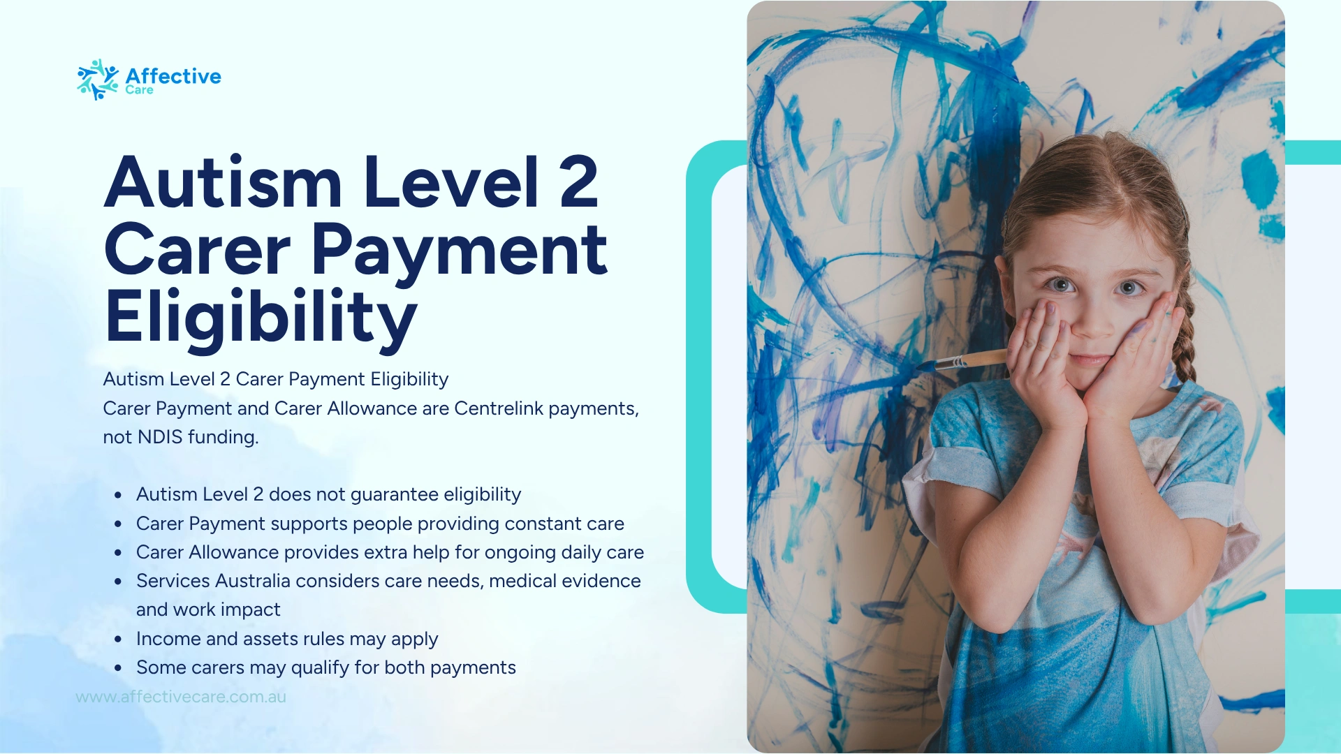 NDIS Autsim level 2 carer payment