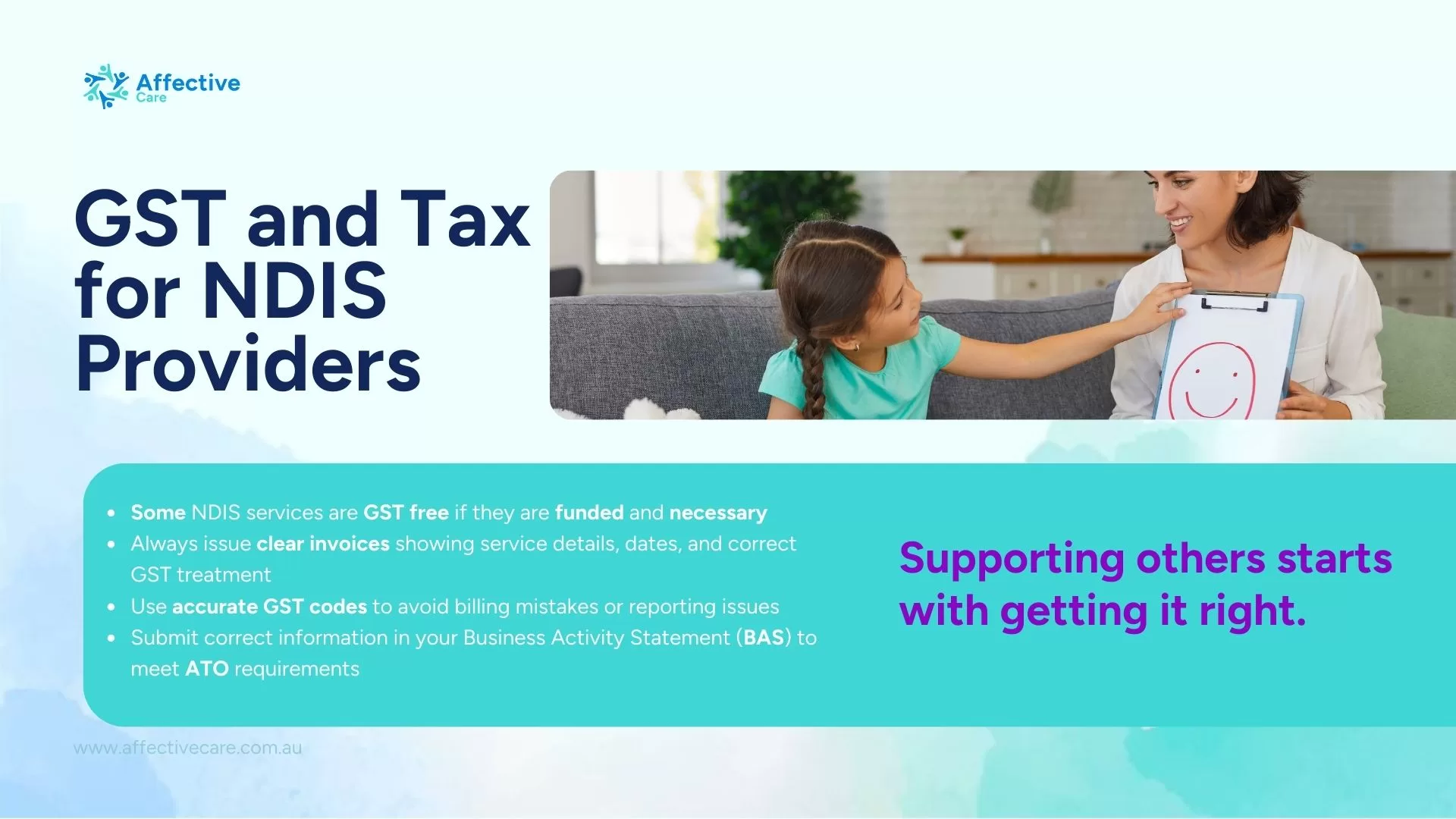 NDIS Providers: Your GST and Tax Responsibilities