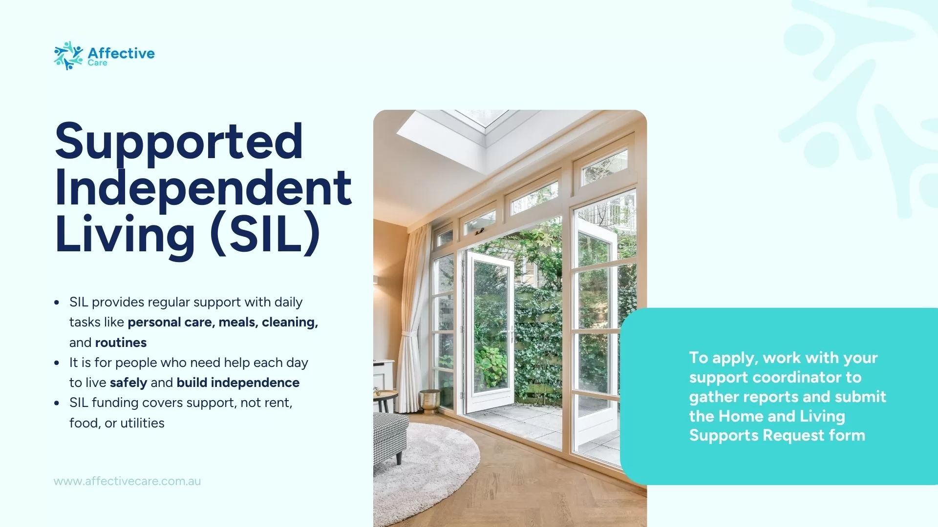 Supported Independent Living (SIL)