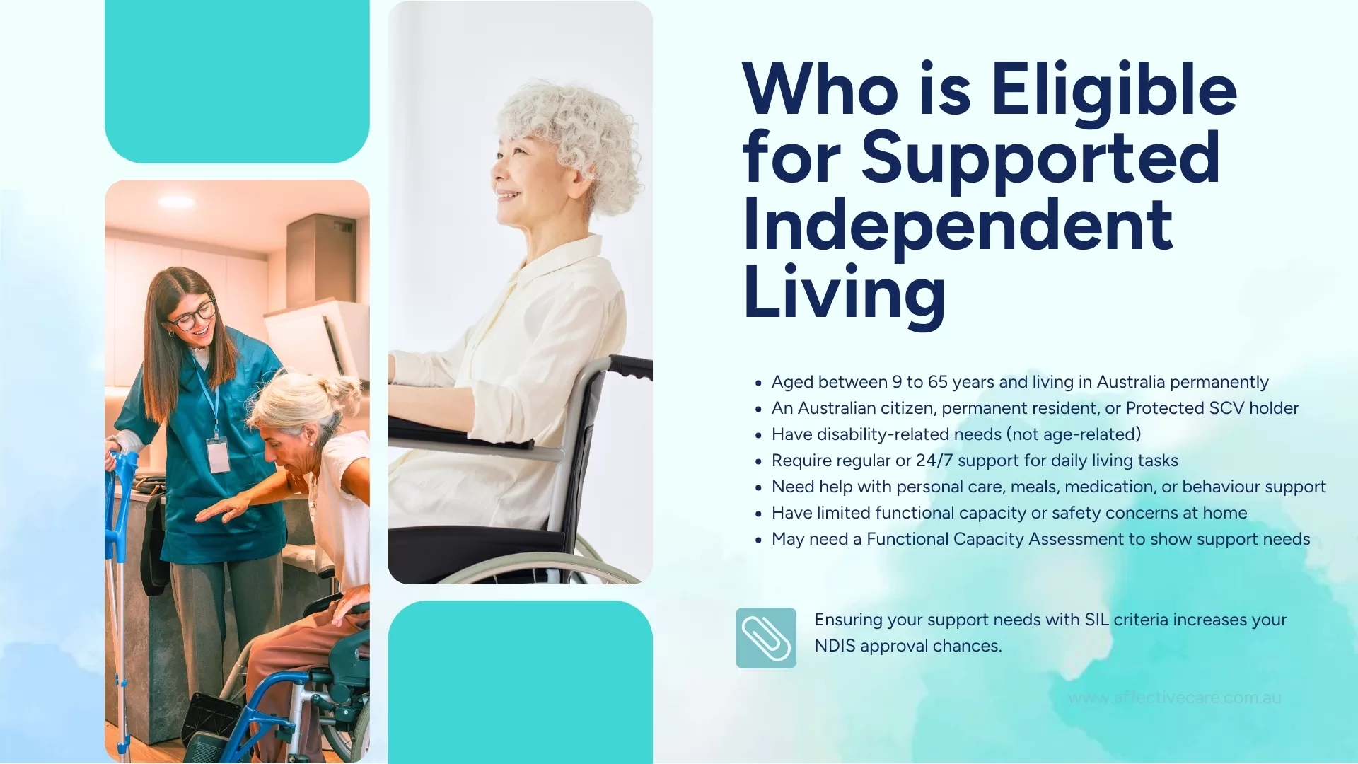 Who is eligible for Supported Independent Living