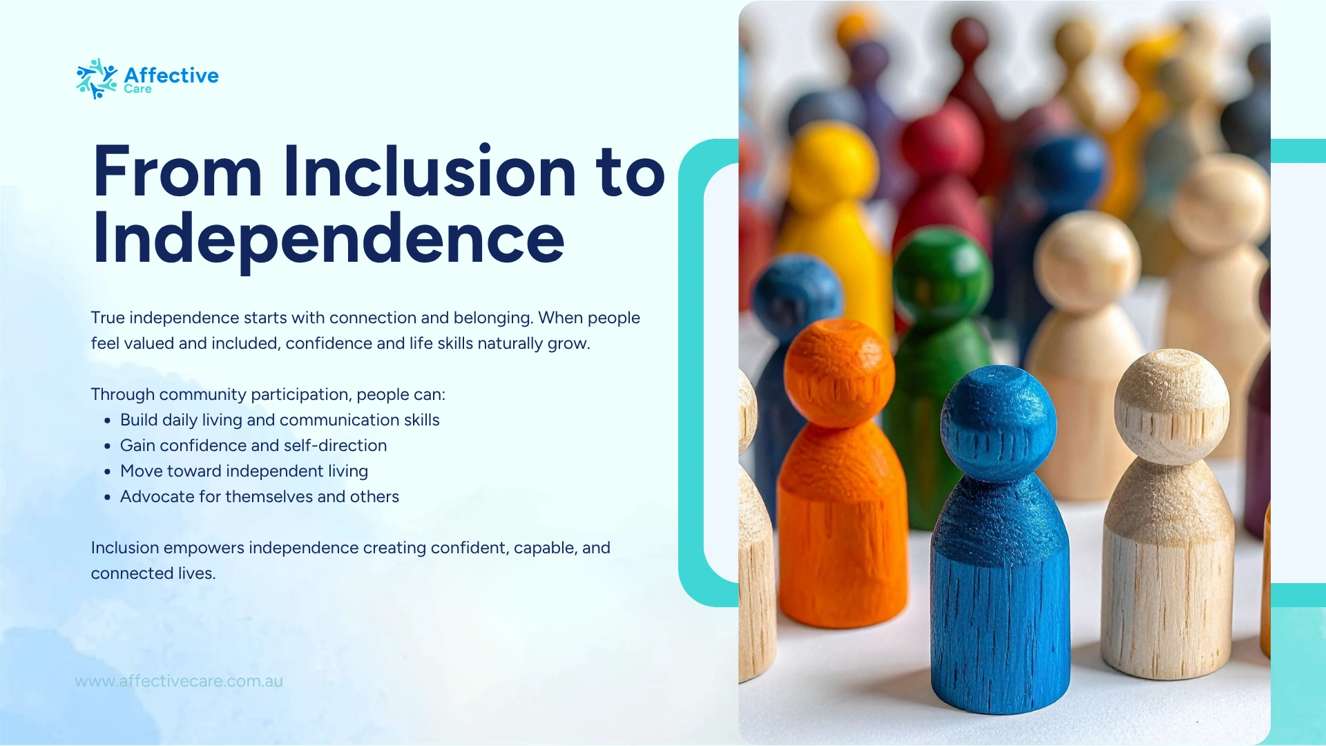 From Inclusion to Independence