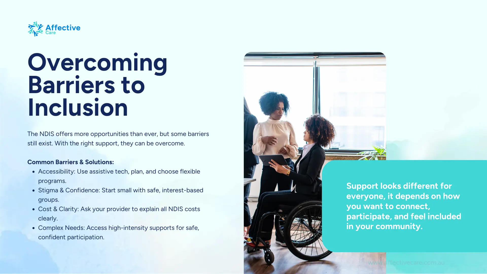 Overcoming Barriers to Inclusion