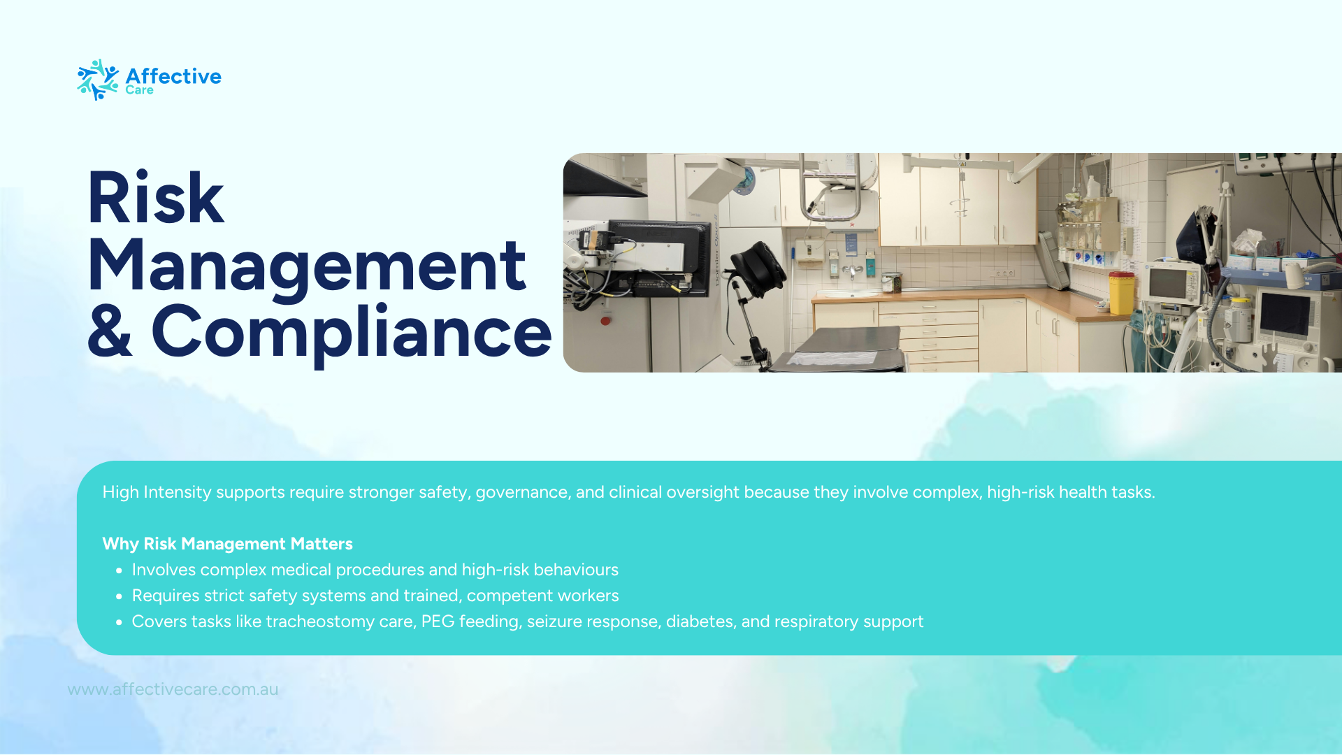 Risk Management and Compliance NDIS High Intensity Support