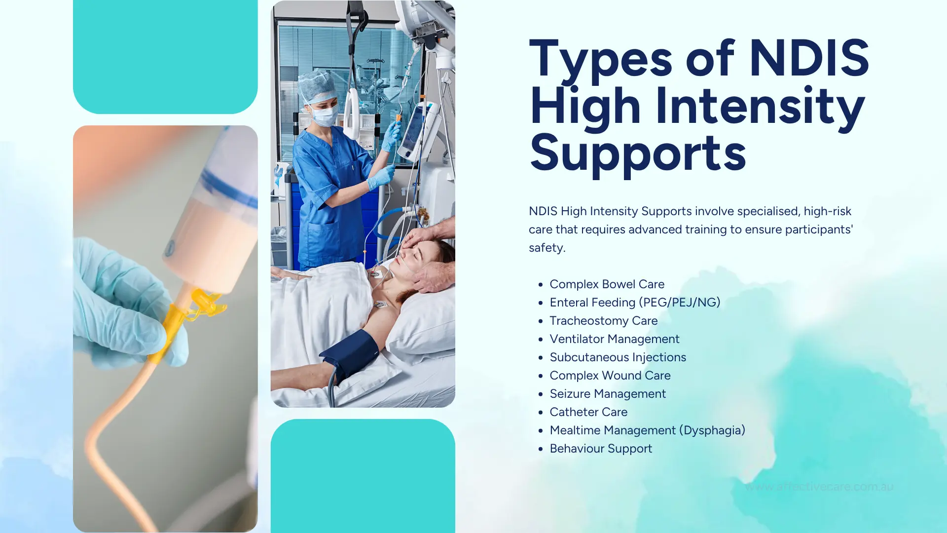 Types of NDIS High Intensity Support