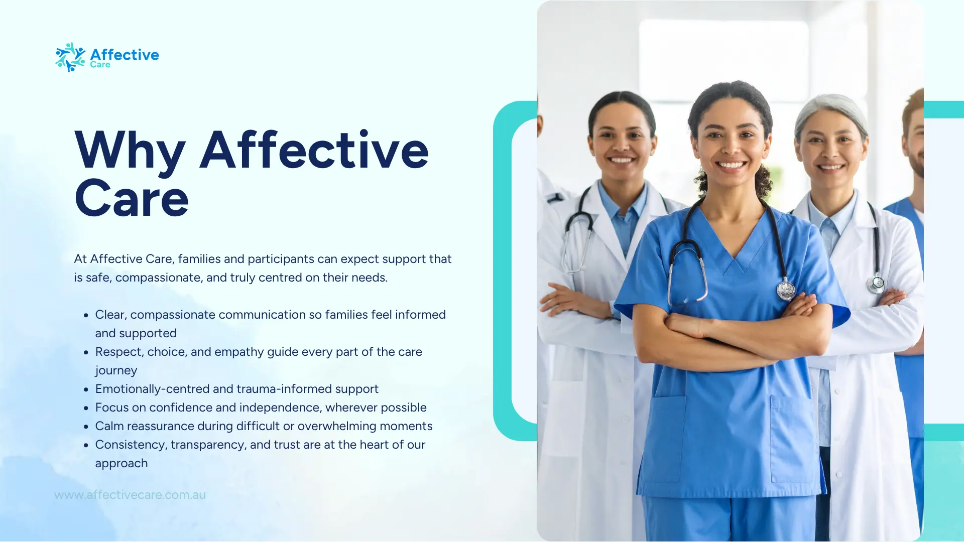 Why Choose Affective Care for High Intensity Support