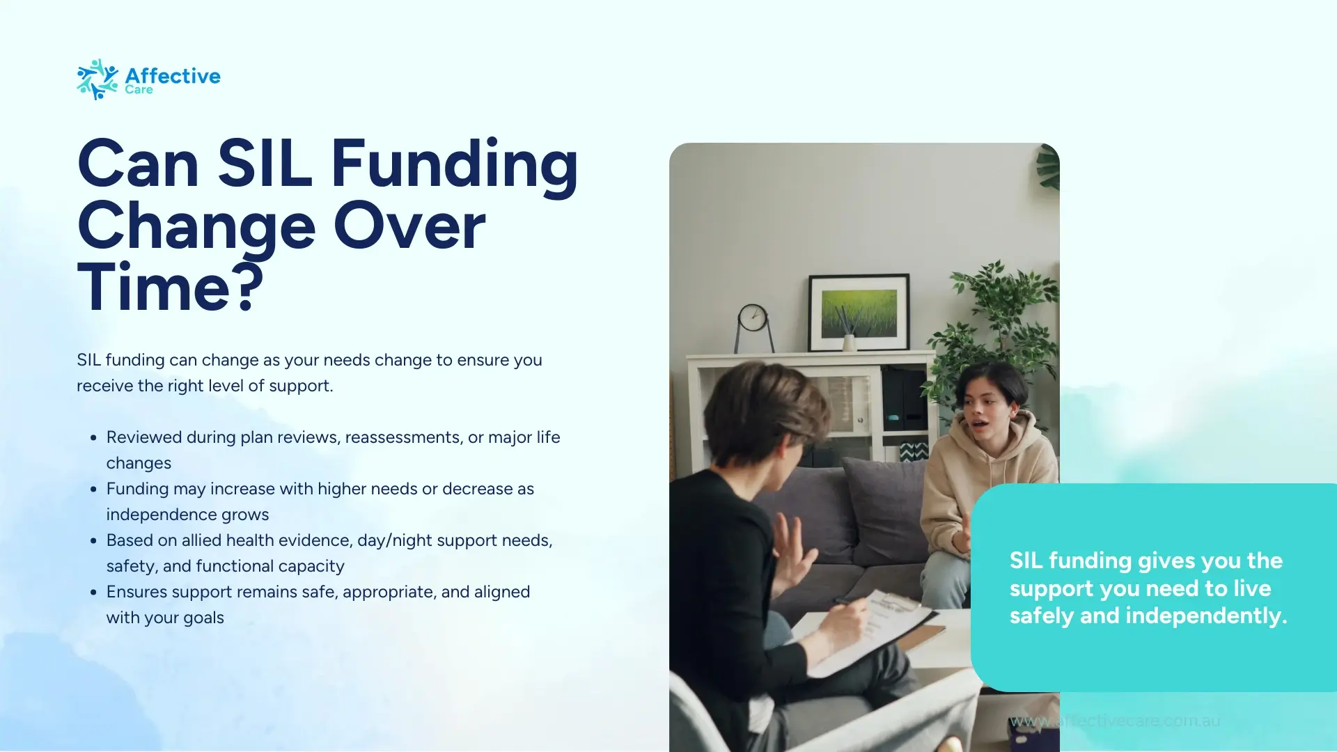 Can SIL funding change over time