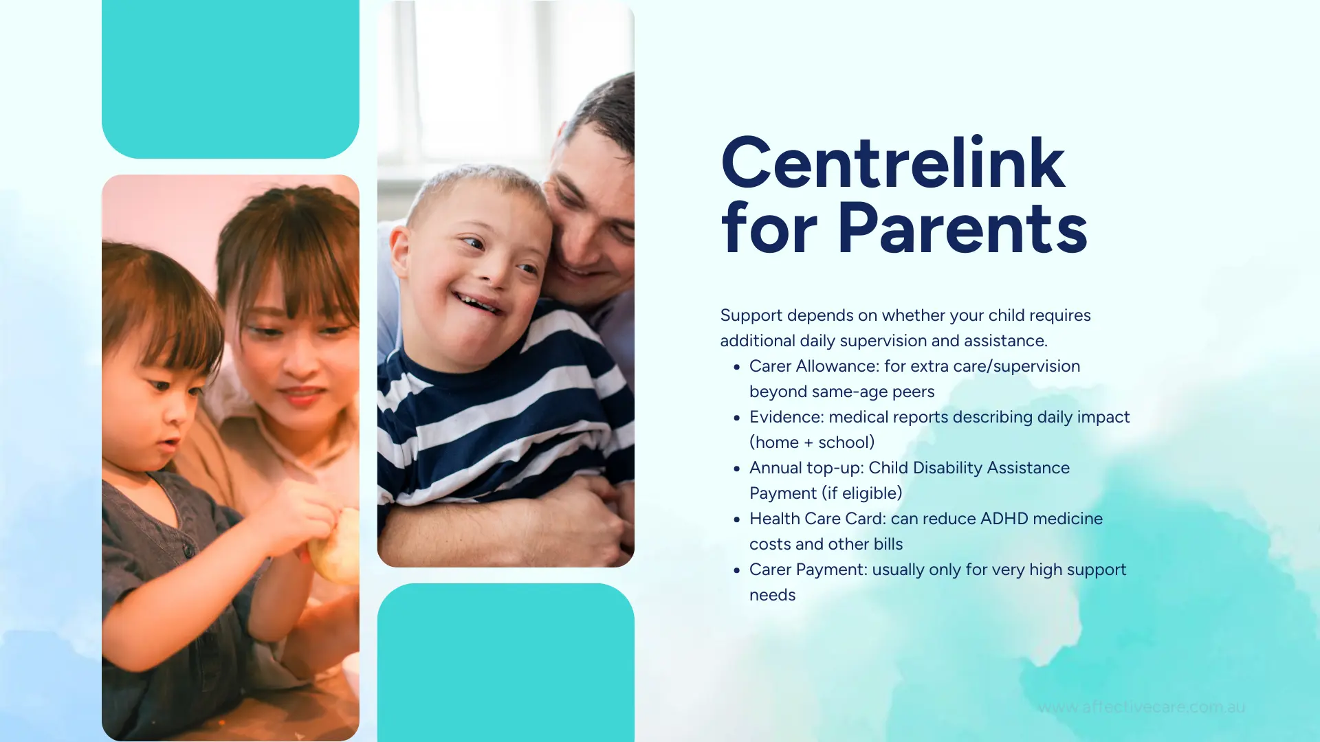 Centrelink for Parents, ADHD Government Benefits