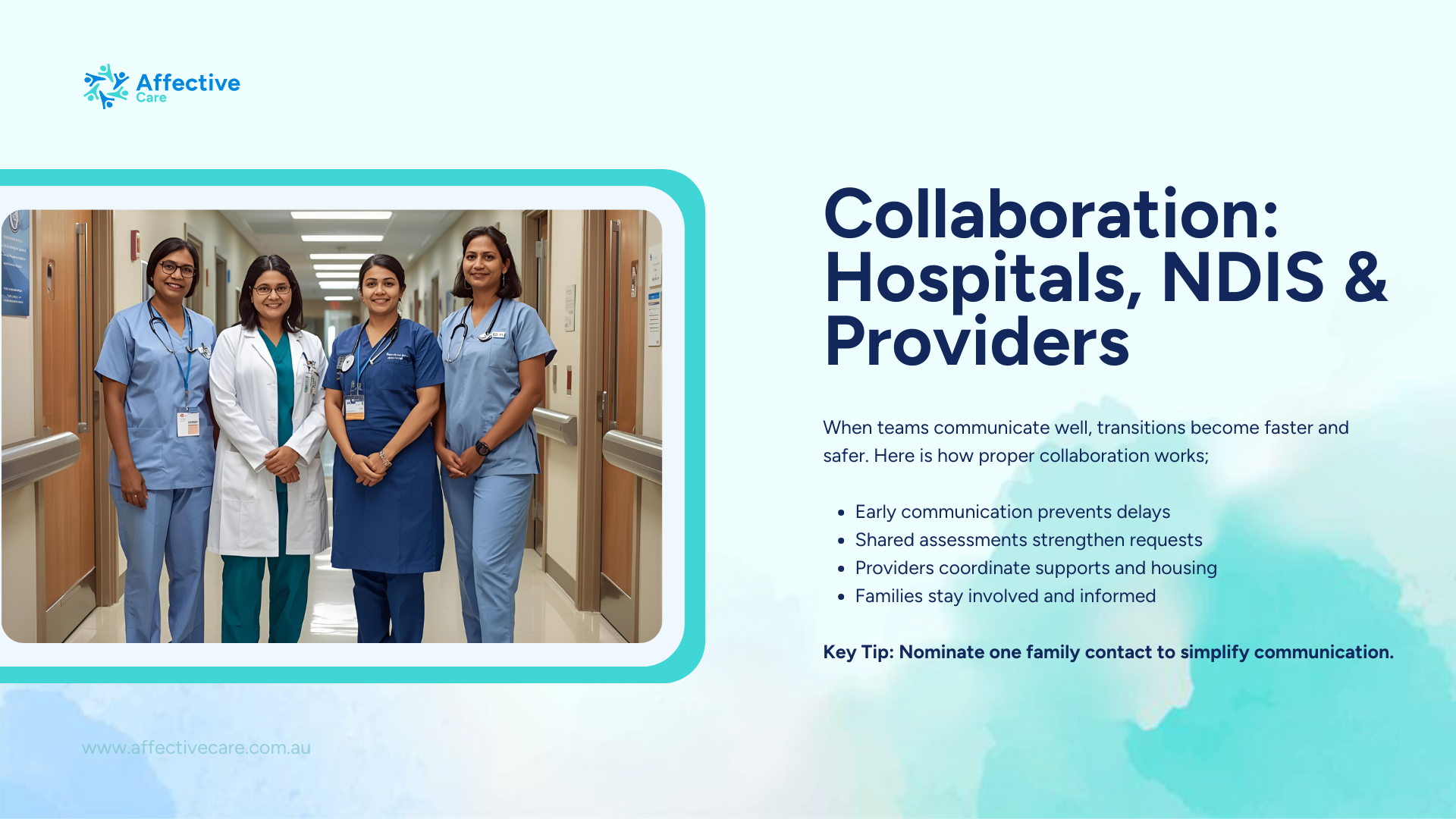 Collaborations, NDIS Providers for Hospital discharge