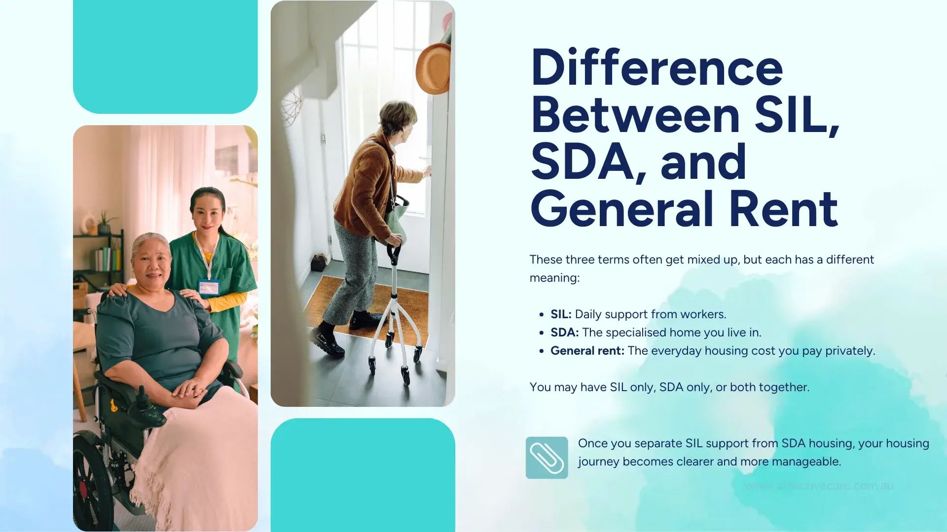 Difference Between SIL, SDA, and General Rent