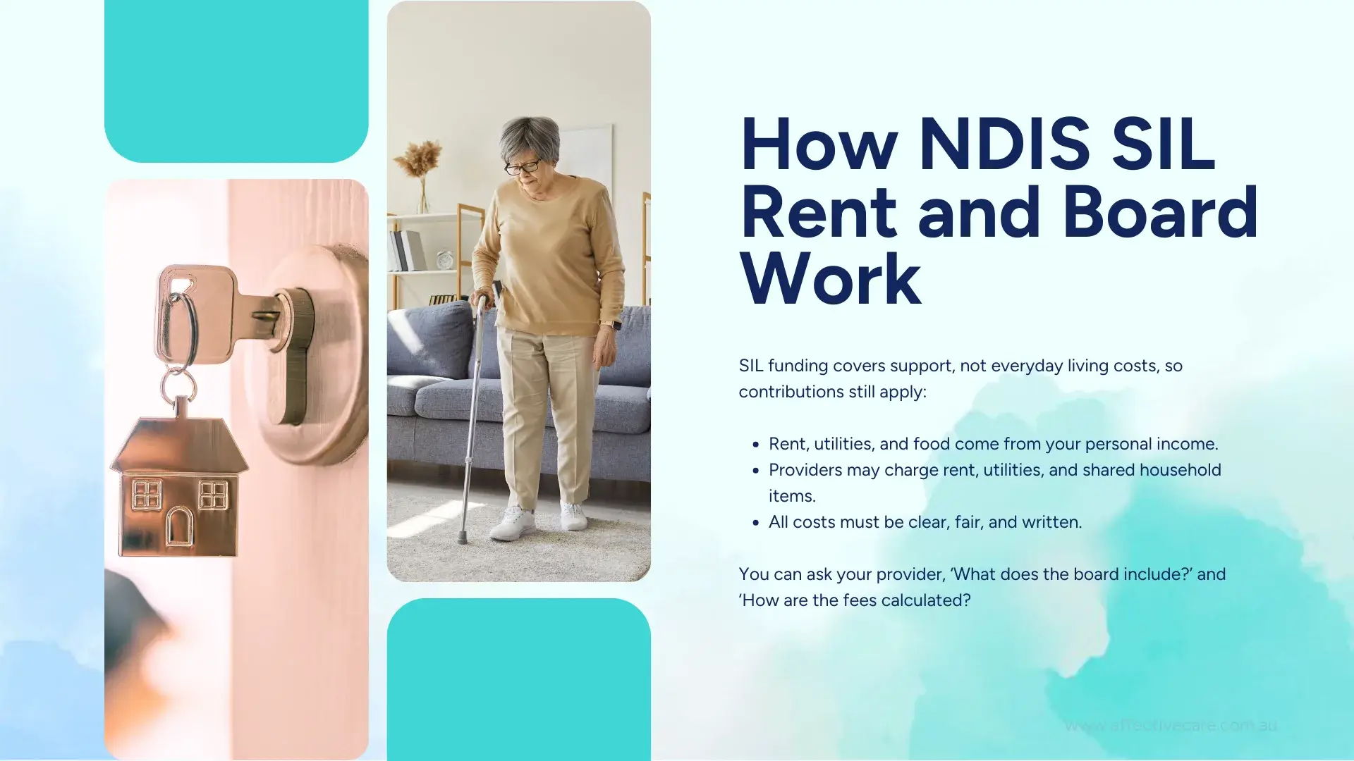 How NDIS SIL Rent and Board Work