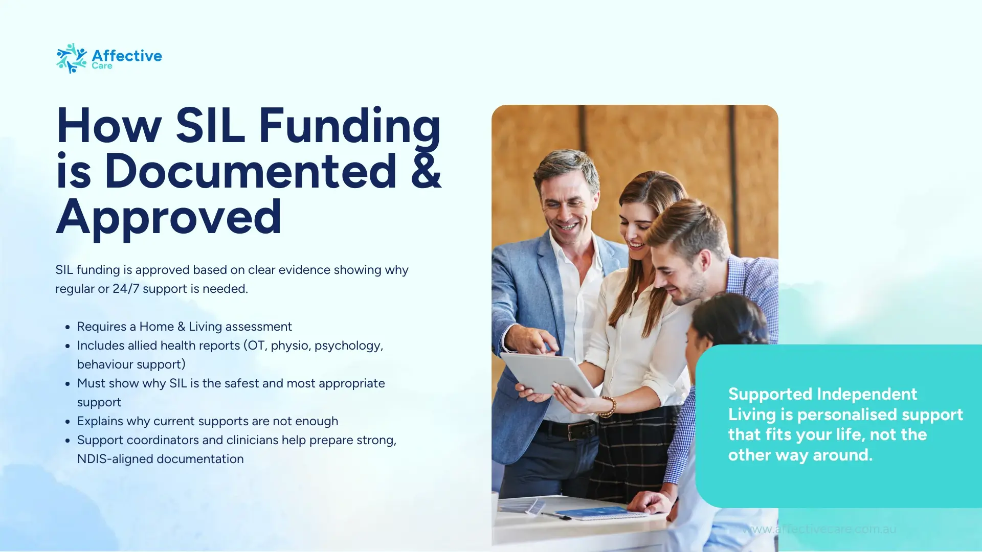 How SIL funding is documented and approved