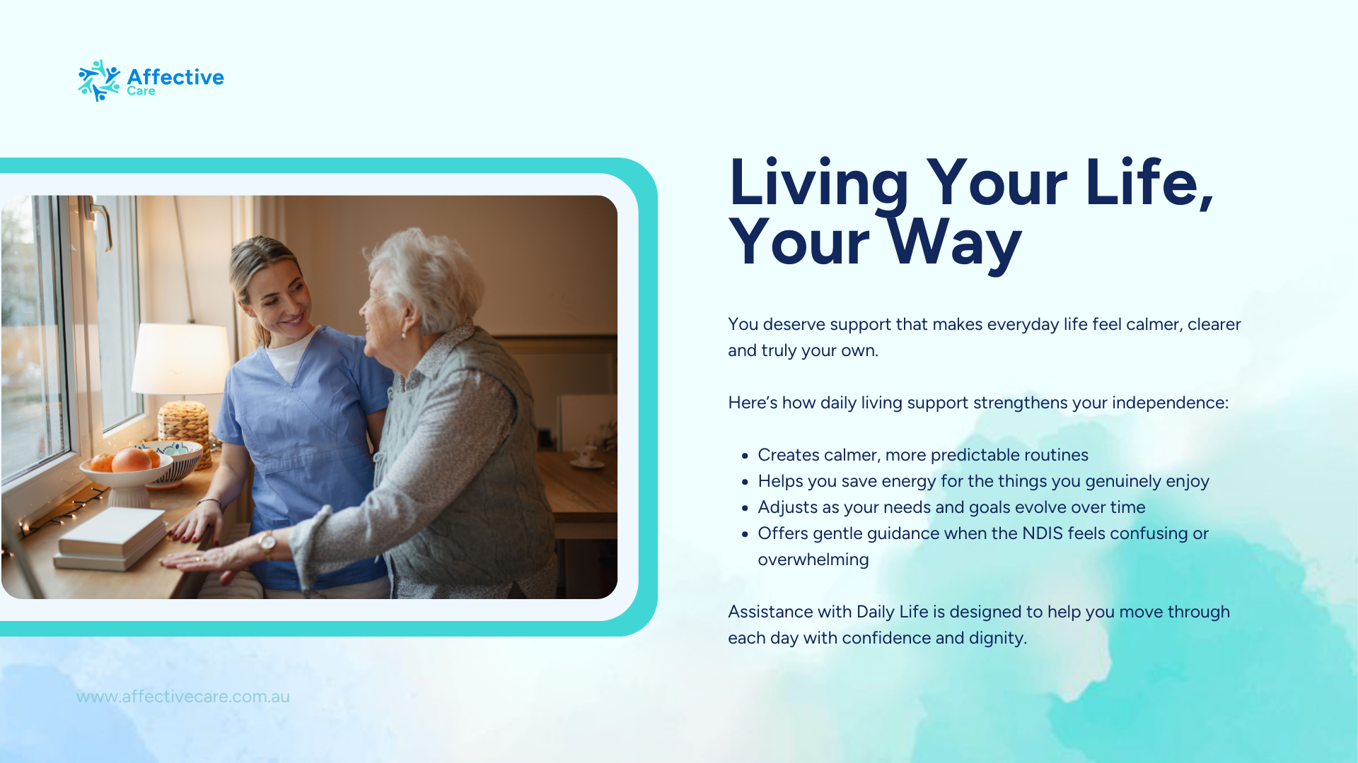 Living your life your way with ADL NDIS