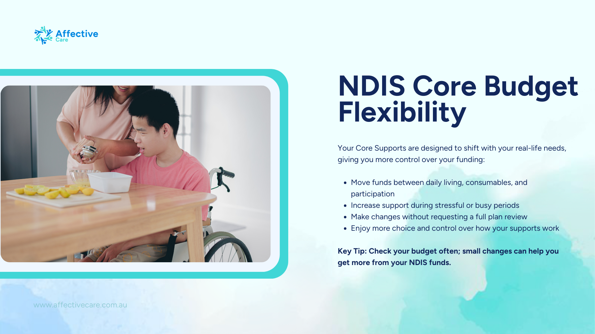 NDIS core budget flexibility