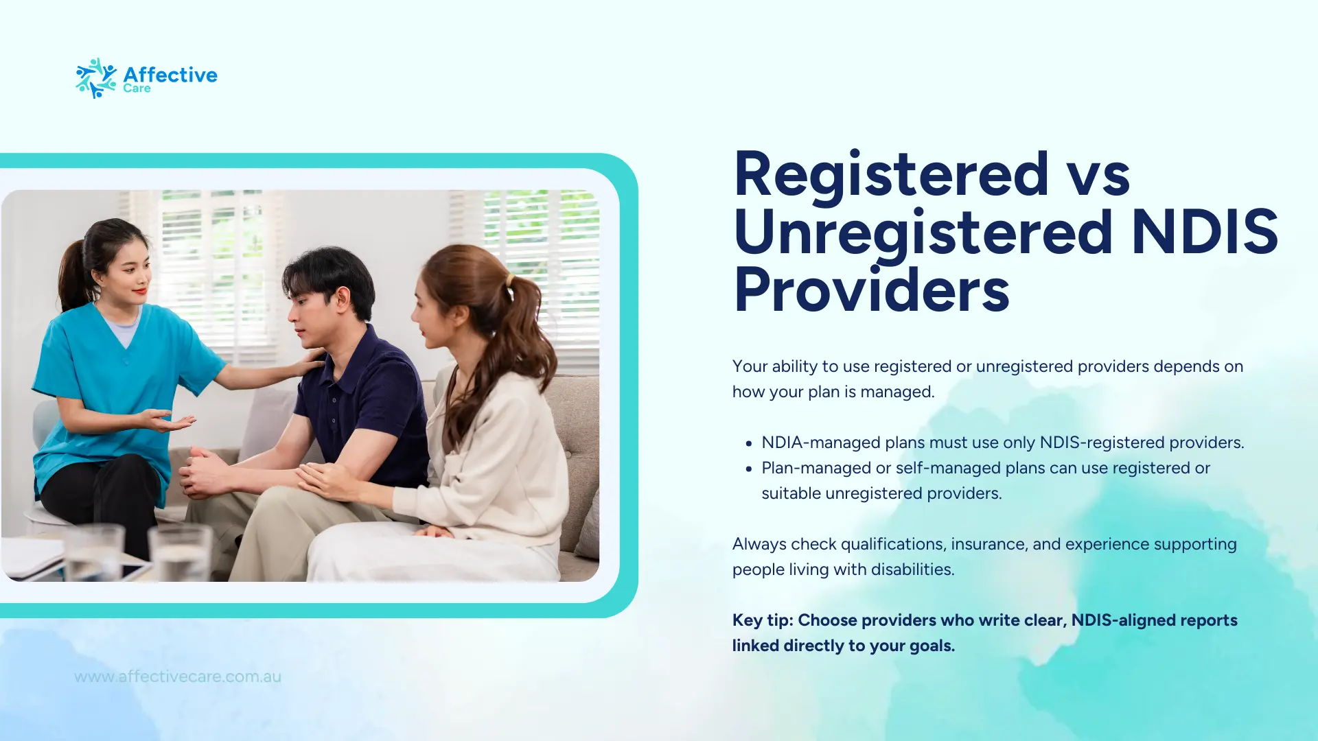 Registered vs Unregistered NDIS provider