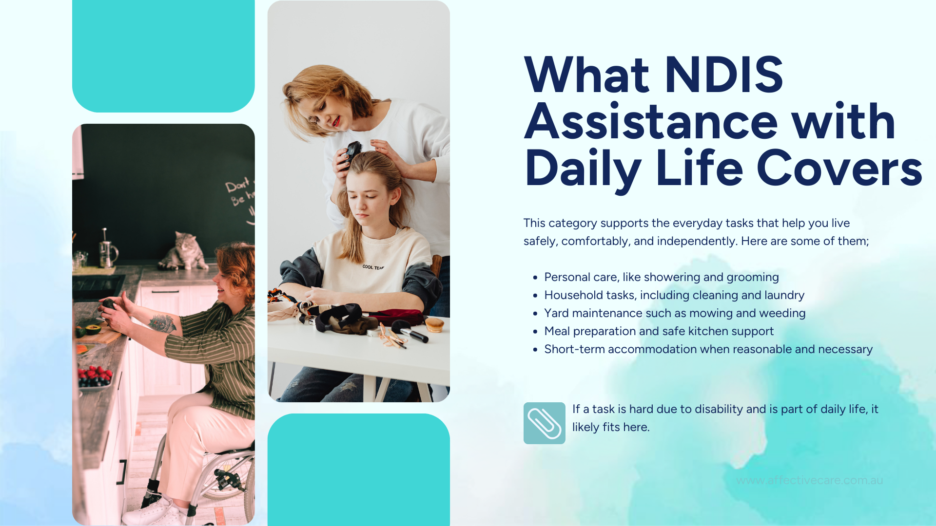 What NDIS Assistance with Daily Life covers