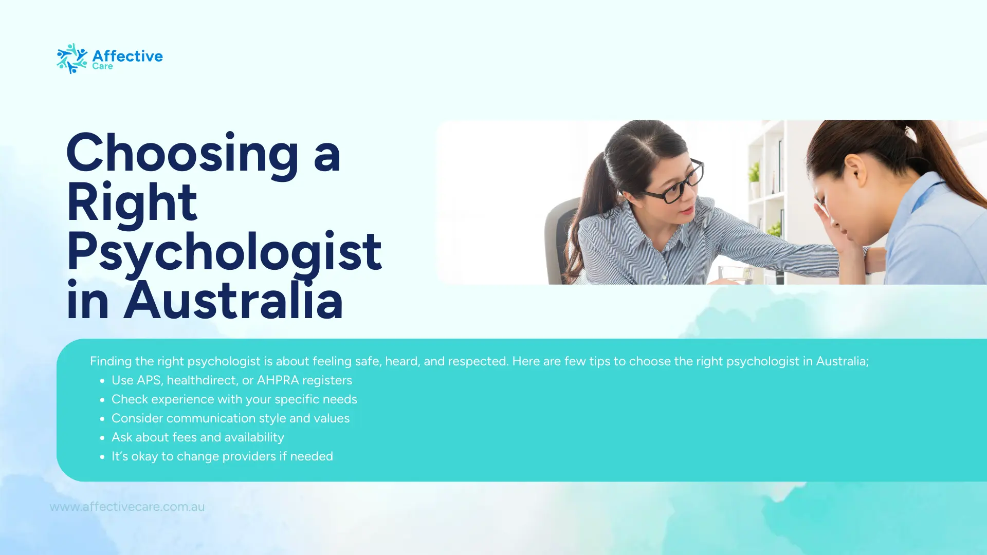 Choosing a right Psychologist in Australia