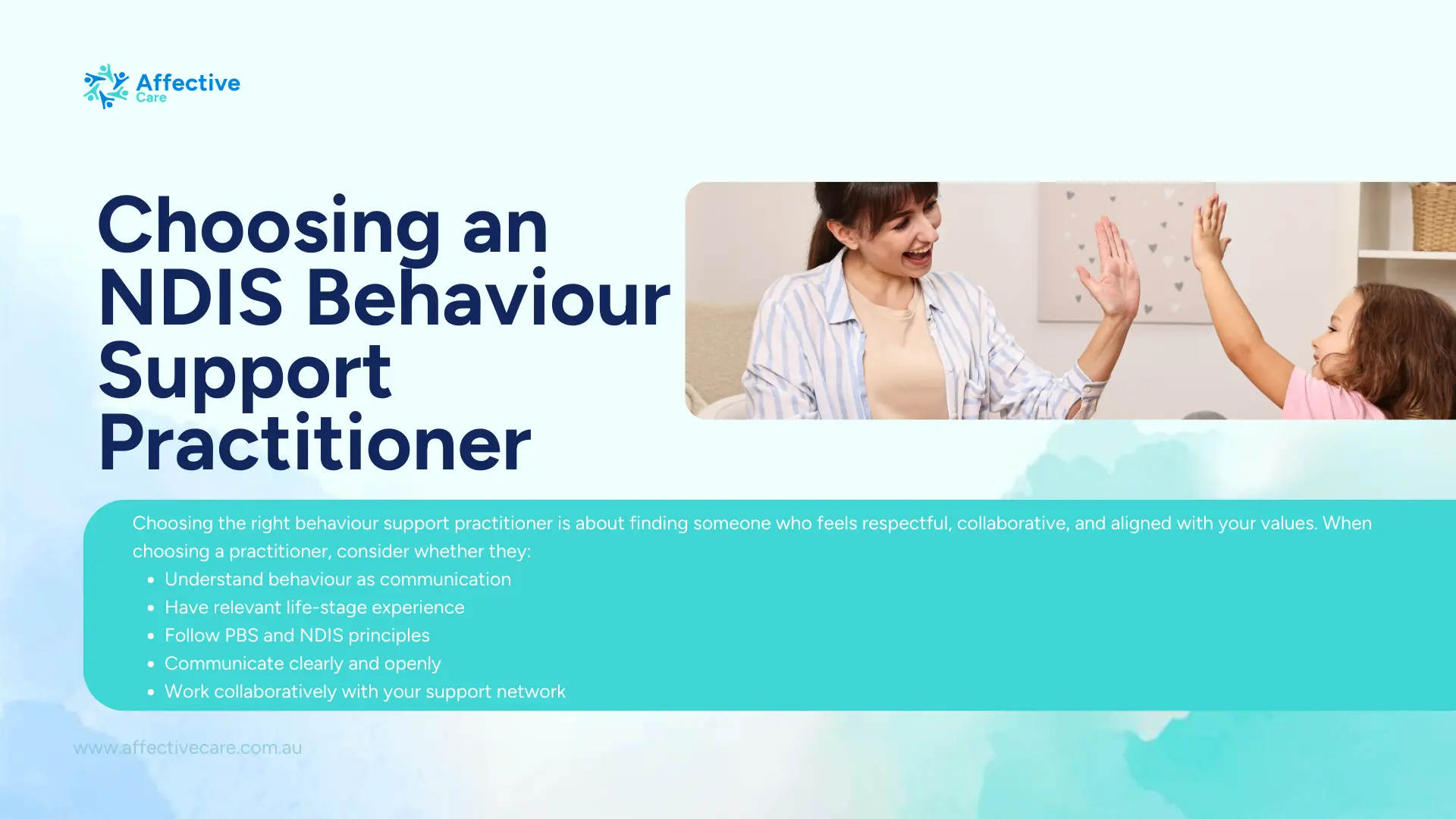 Choosing an NDIS behaviour support practitioner