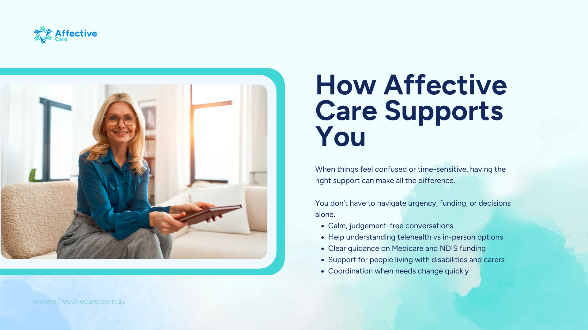 How Affective Care supports you for same day psychology