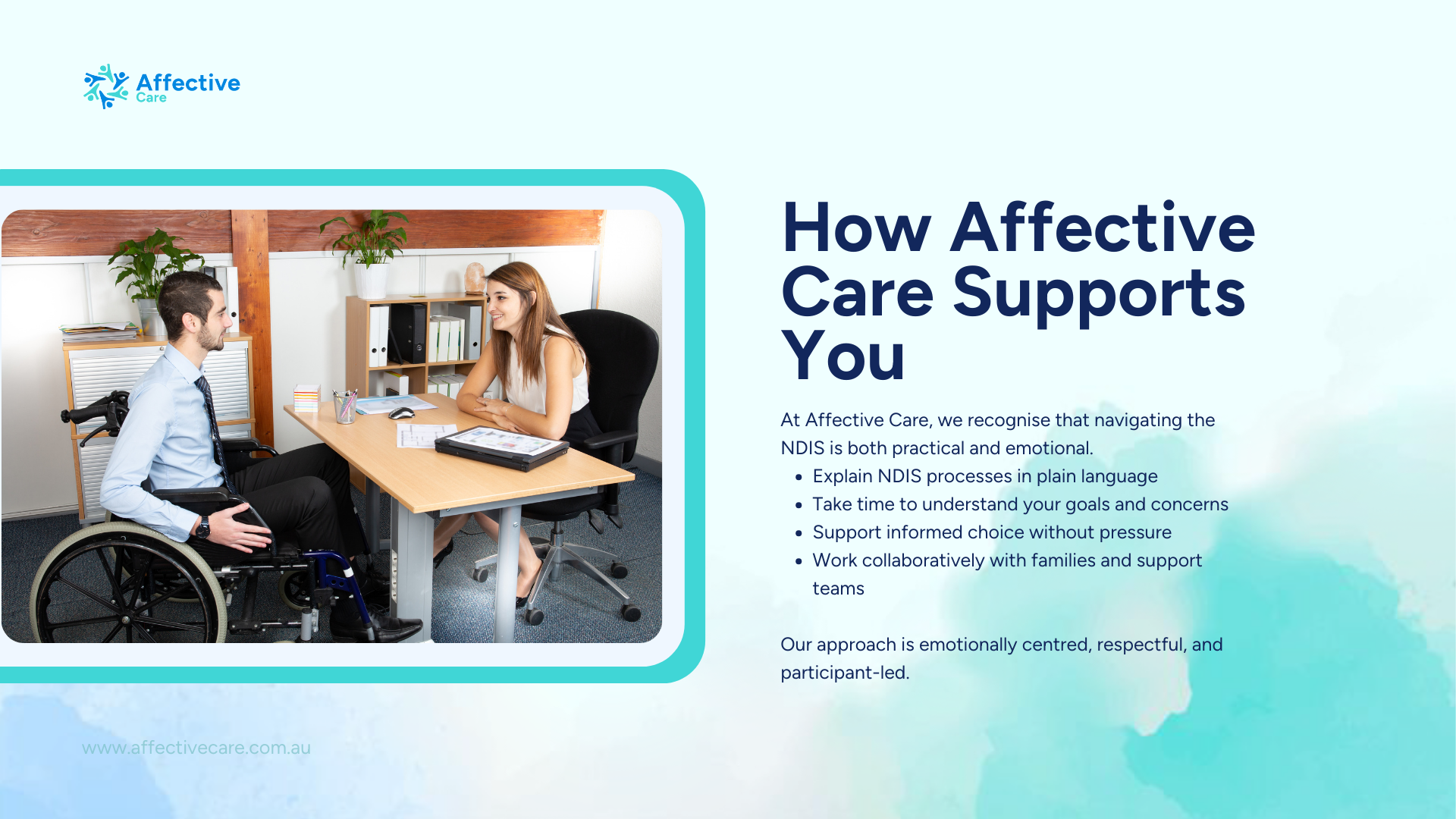 How affective care supports