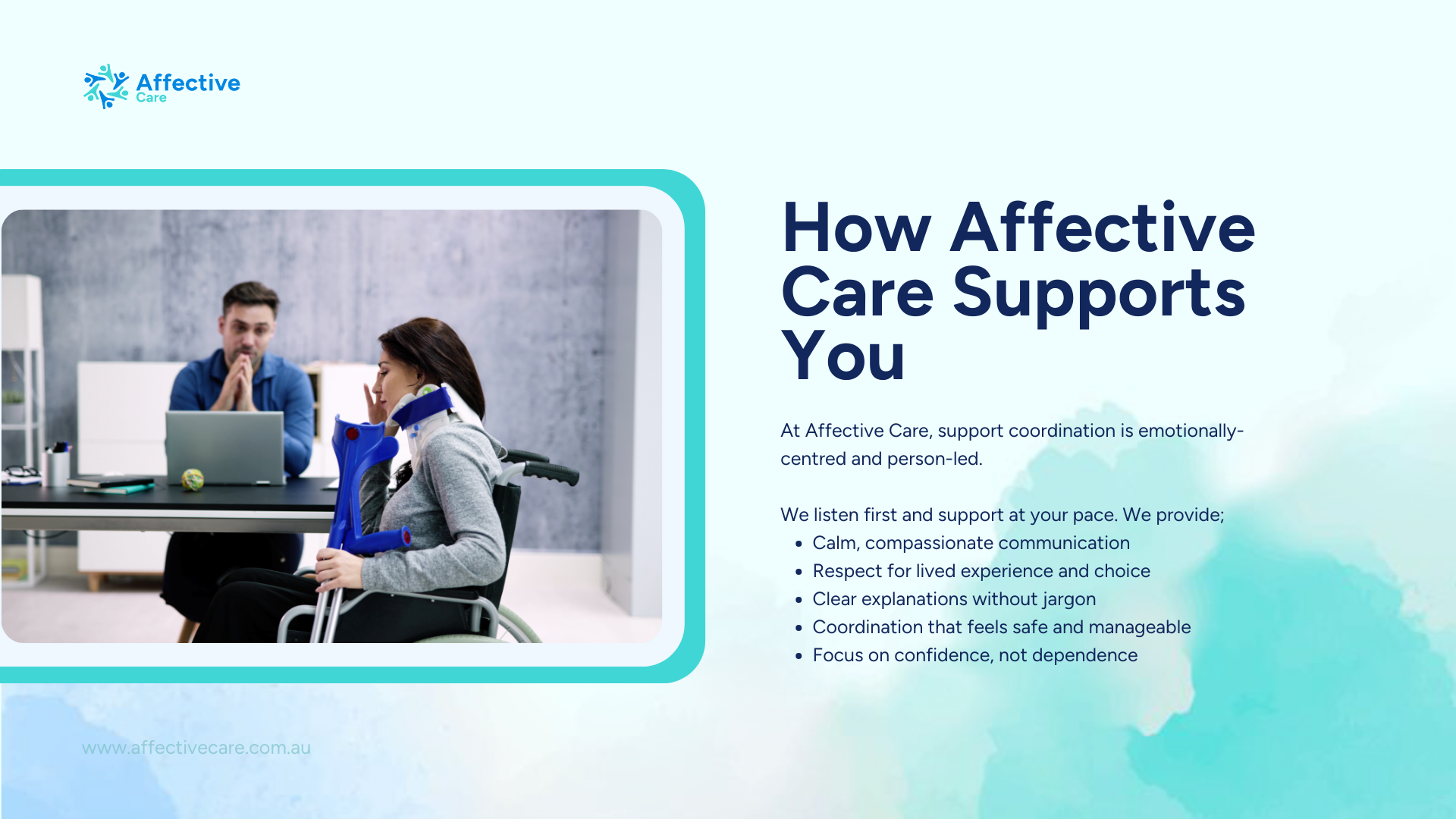 How affective care supports you