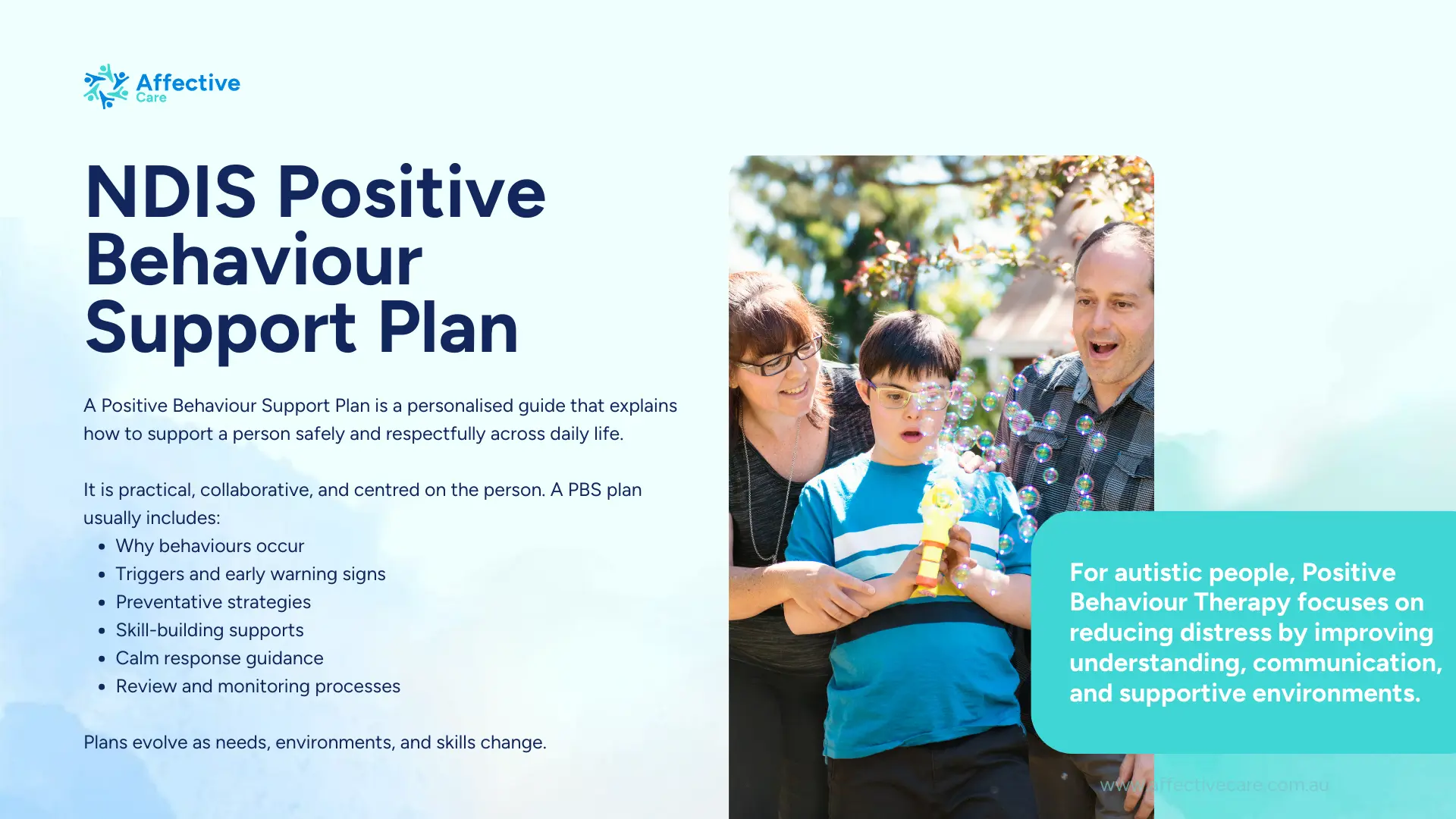 NDIS positive behaviour support plan