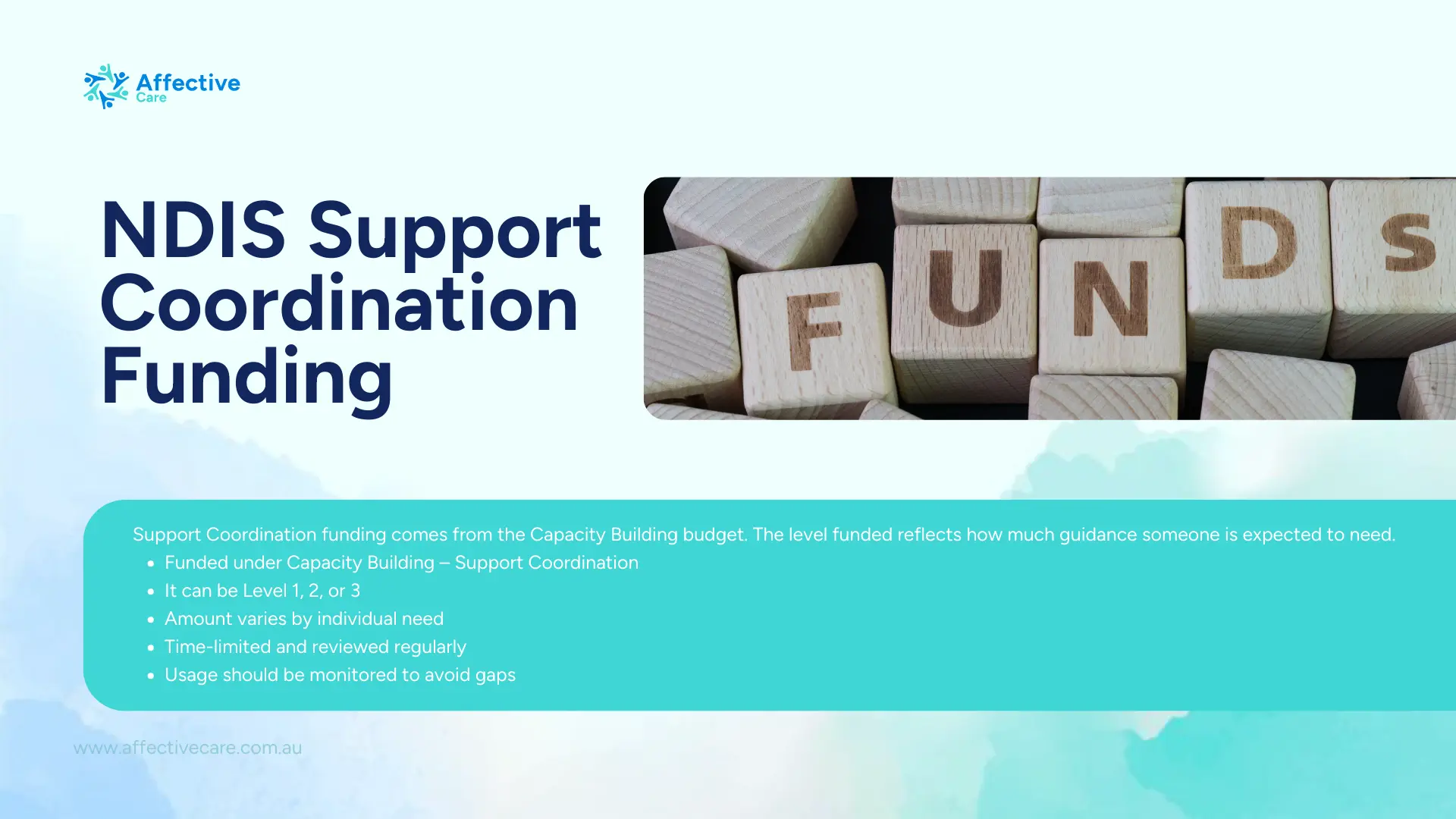 NDIS support Coordination Funding