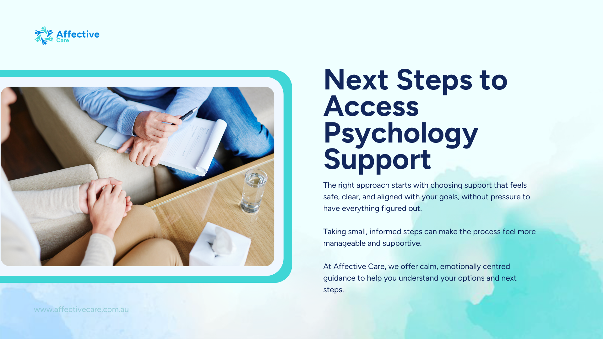 Next steps to access Psychology Support