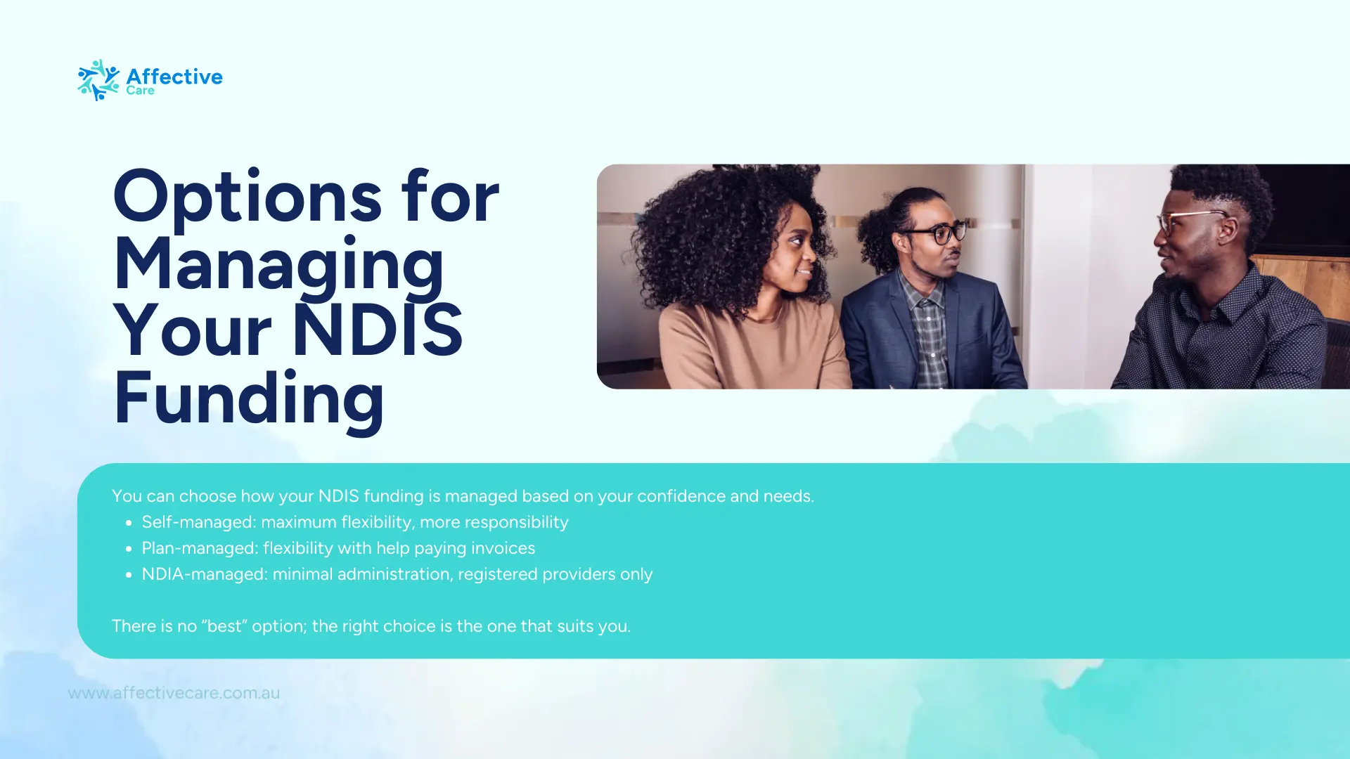 Options for managing your NDIS funding
