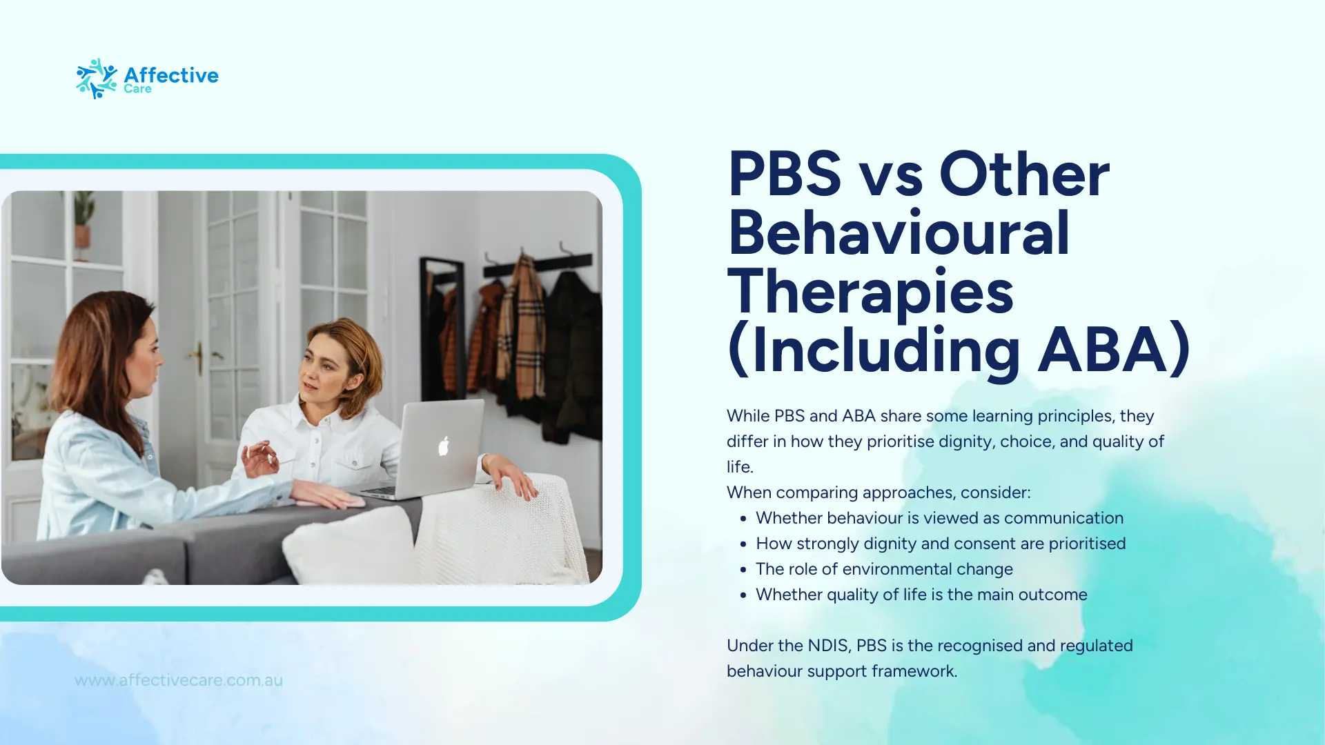 PBS vs other behavioural therapies