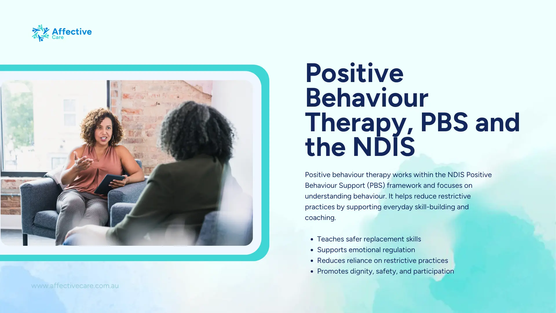 Positive Behaviour Therapy, PBS and the NDIS