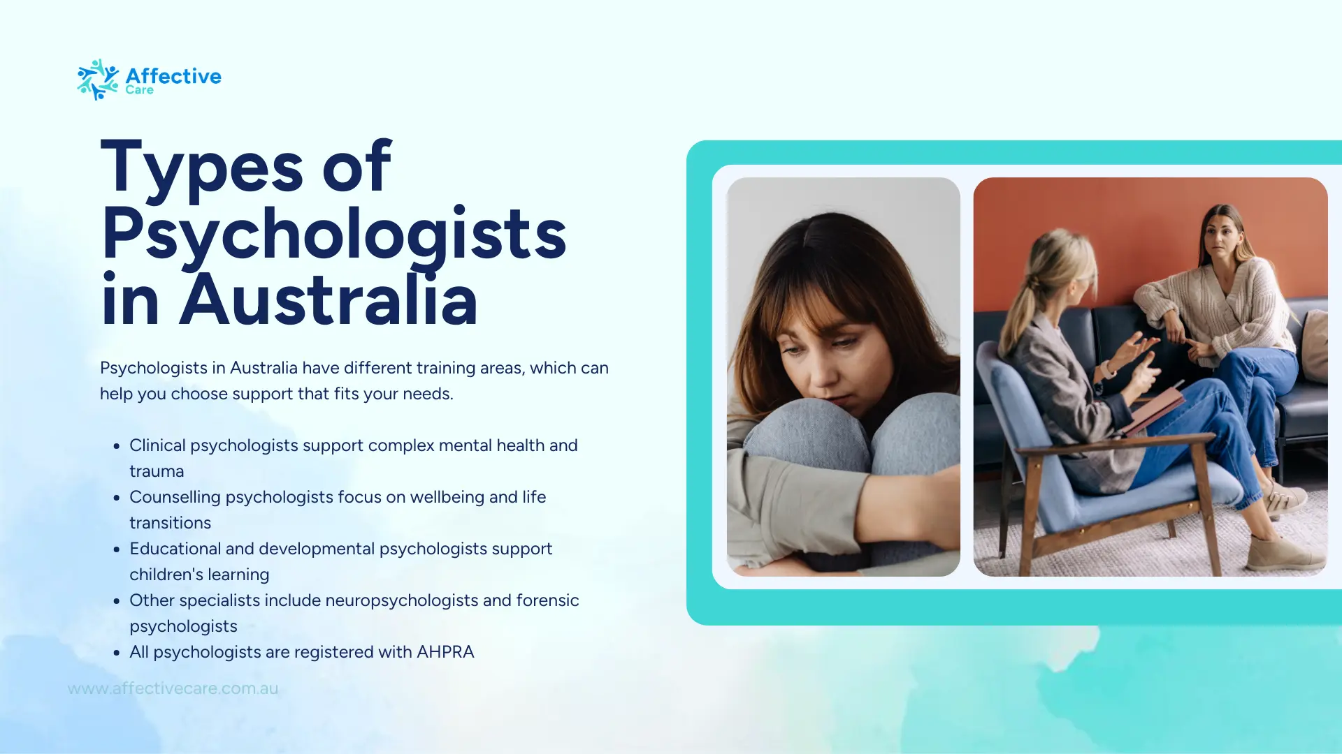 Types of Psychologists in Australia