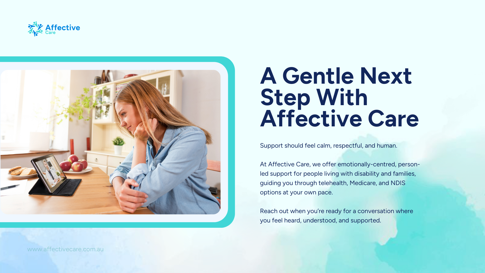 A gentle next step with Affective care