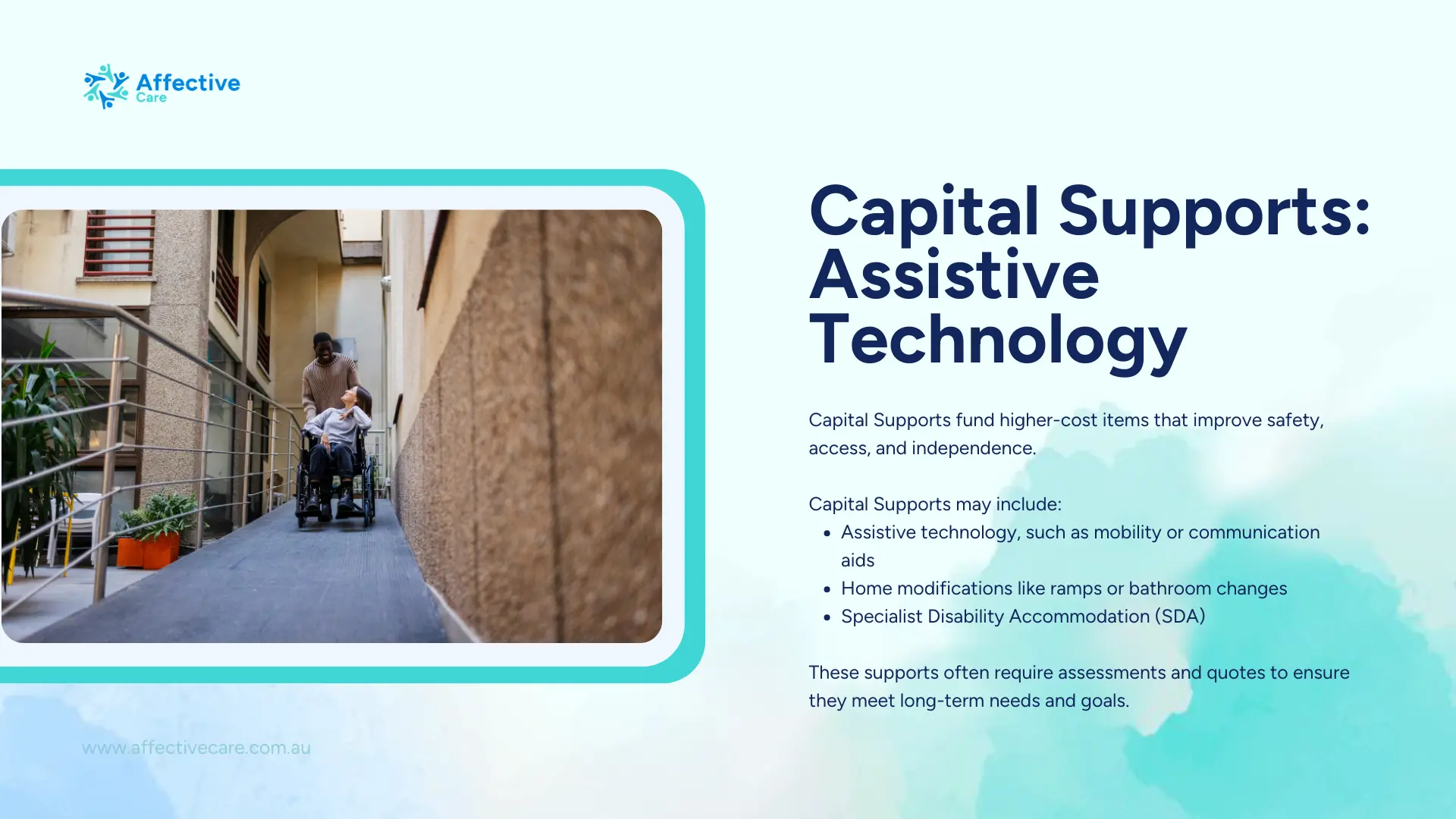 Capital Supports Assistive Technology