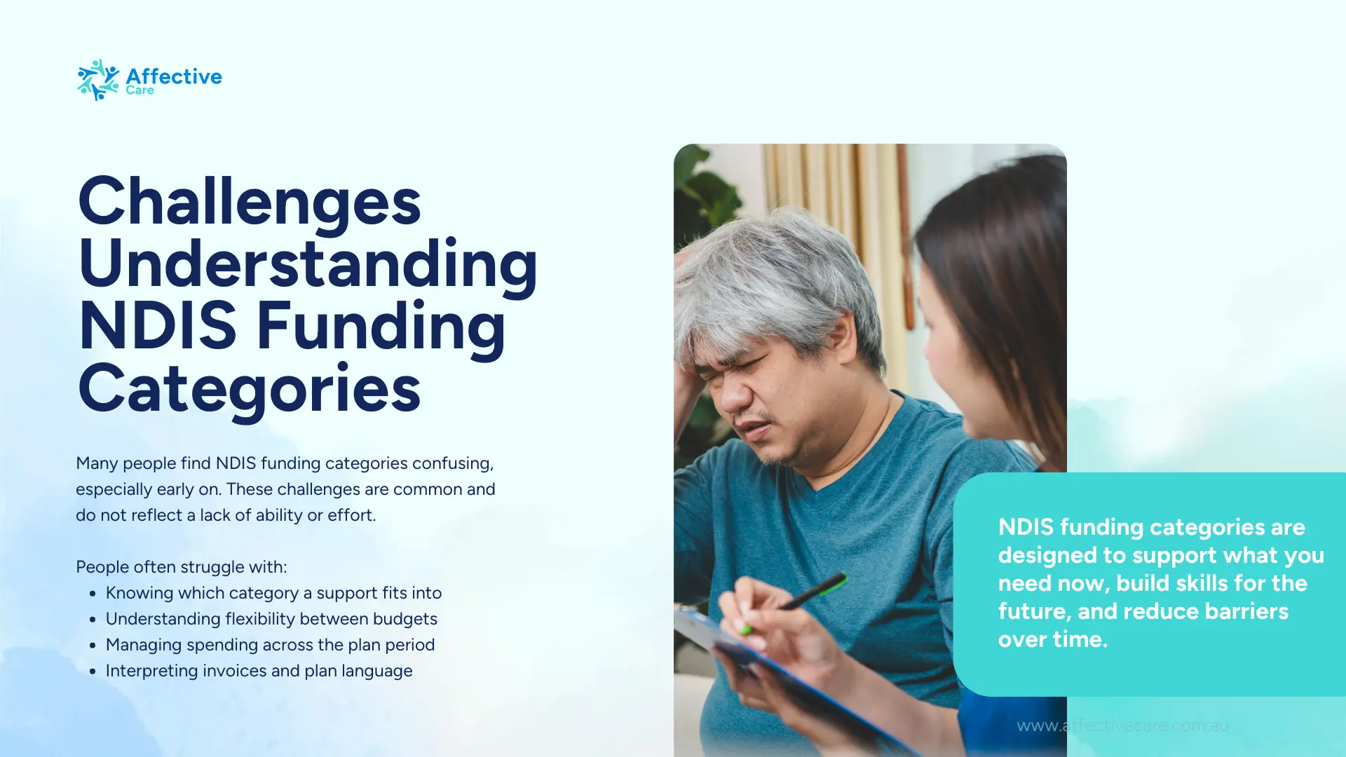 Challenges understading ndius funding categories