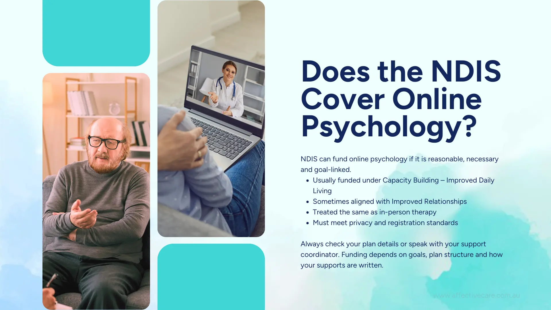 Does the NDIS cover Online Psychology