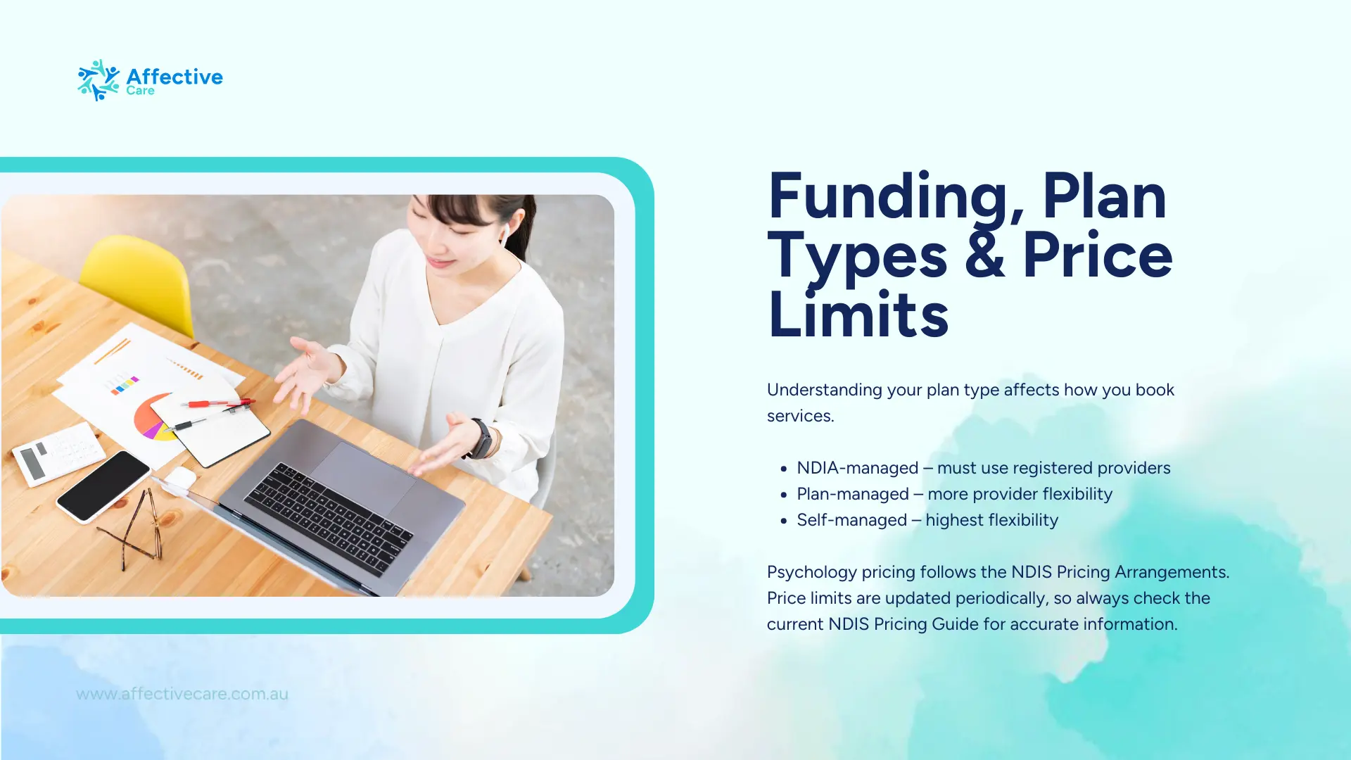 Funding, plan types and price limits