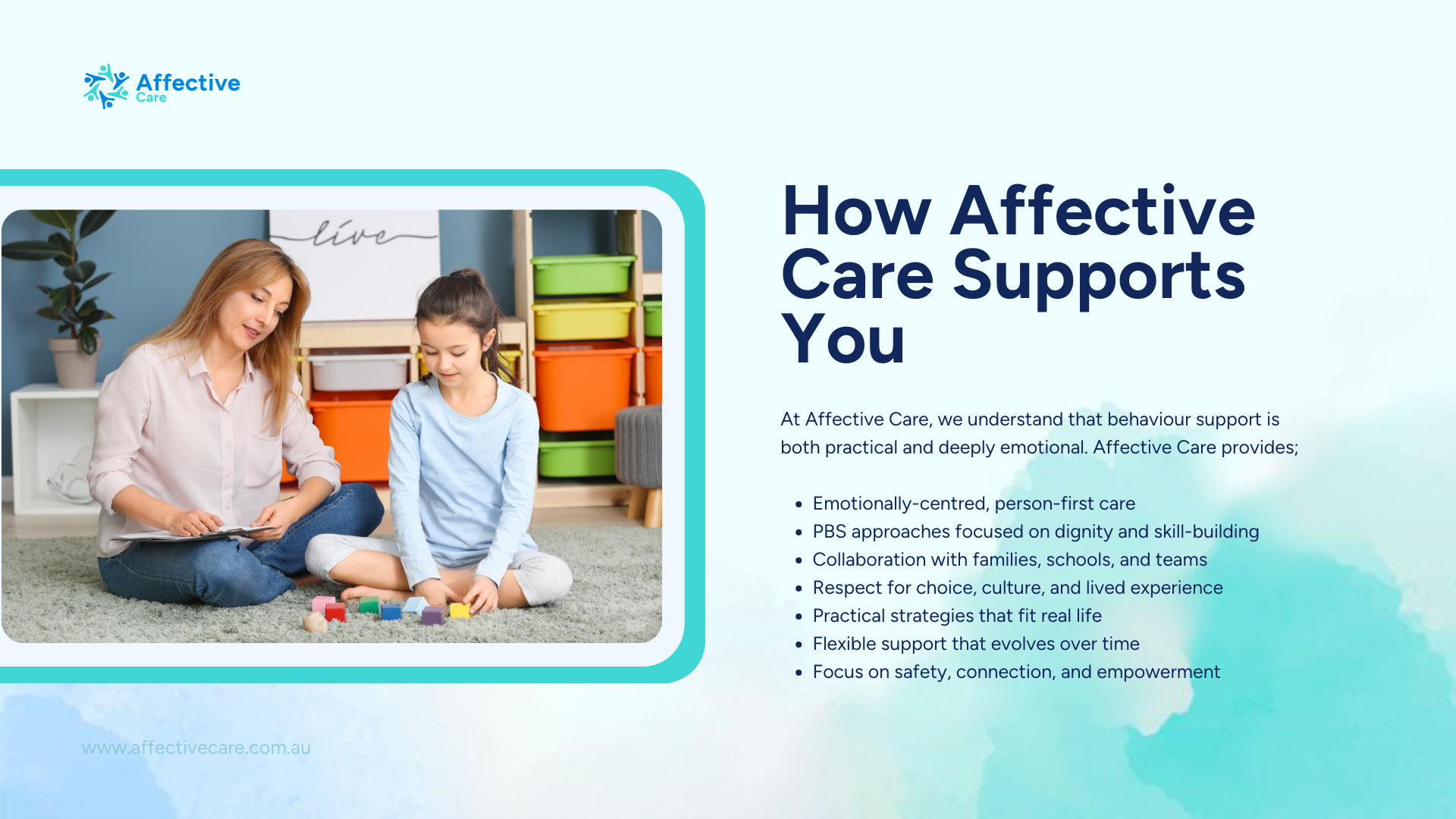 How Affective Care Supports You