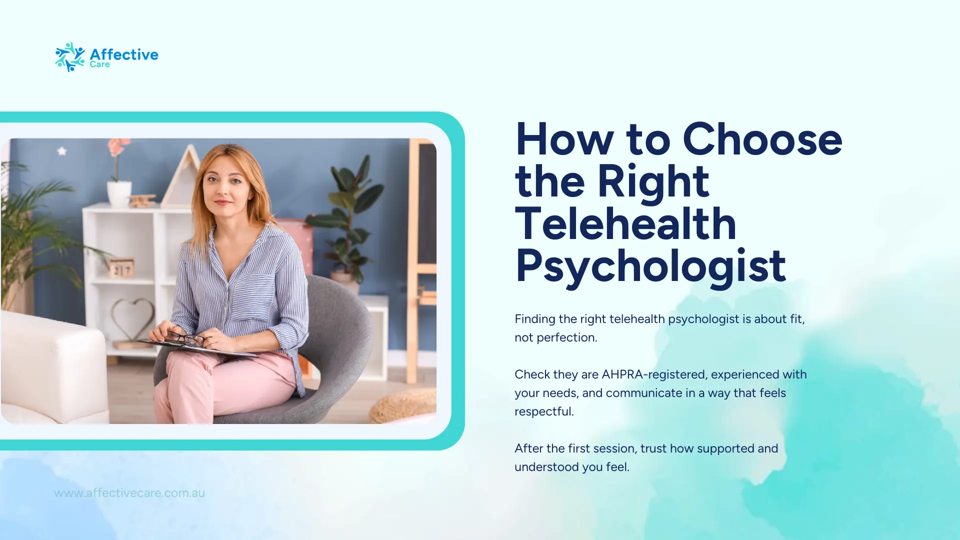 How to choose the right Telehealth Psychologist