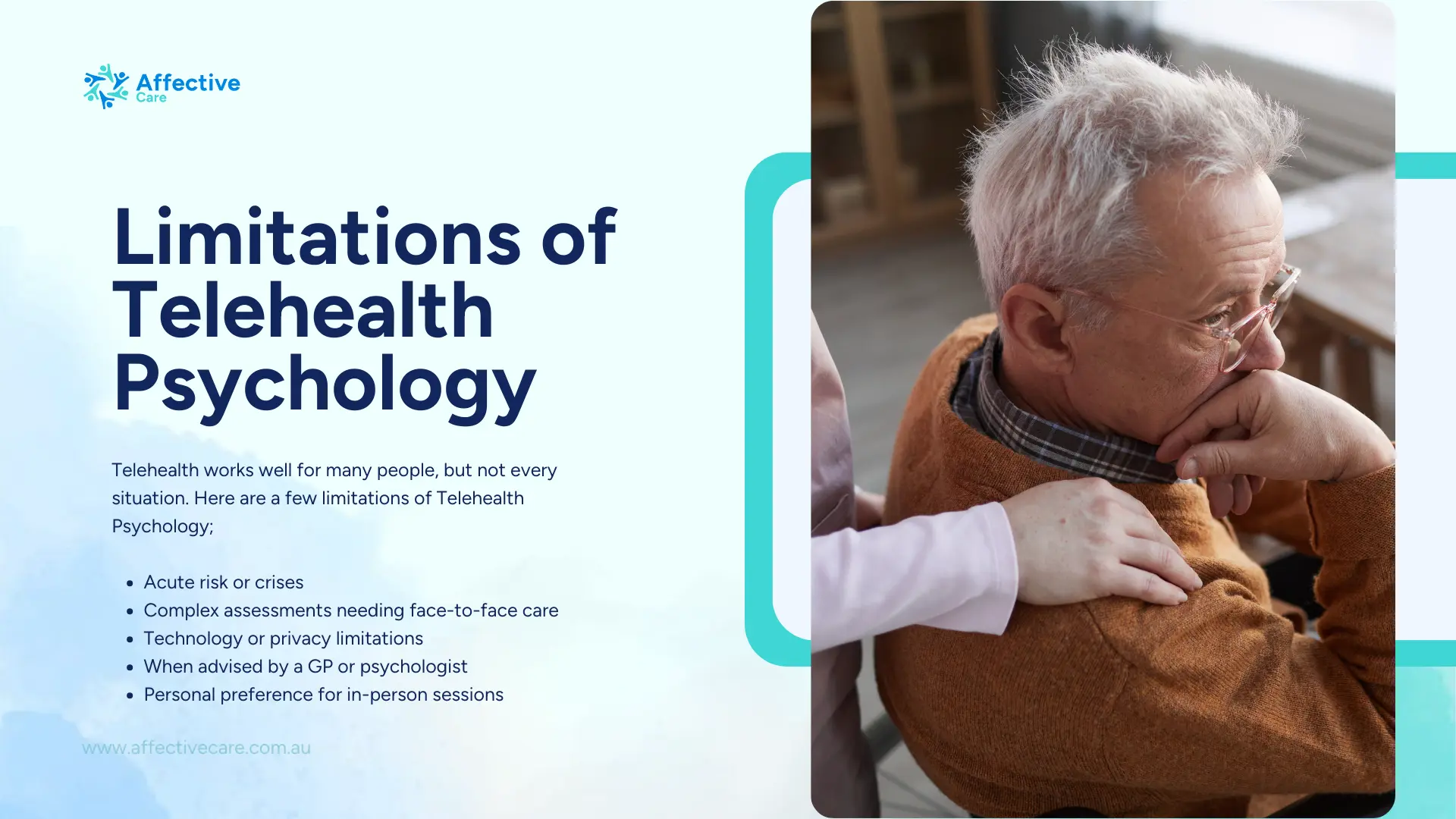 Limitations of Telehealth Psychology