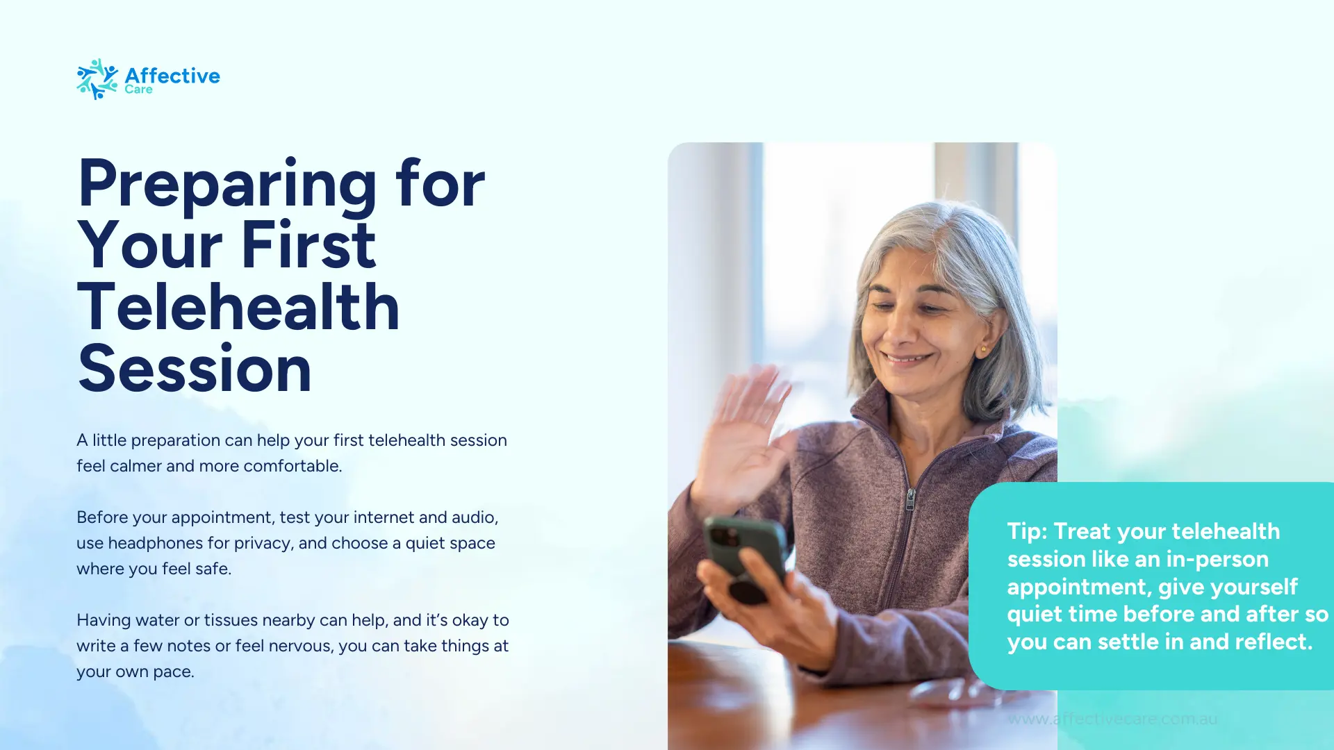 Preparing for your first telehealth Session