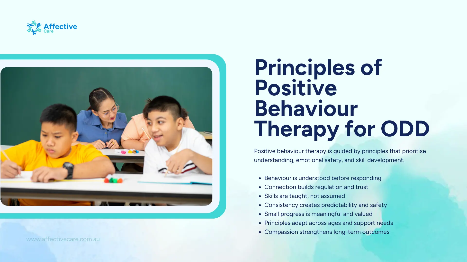Principles of Positive Behaviour of ODD