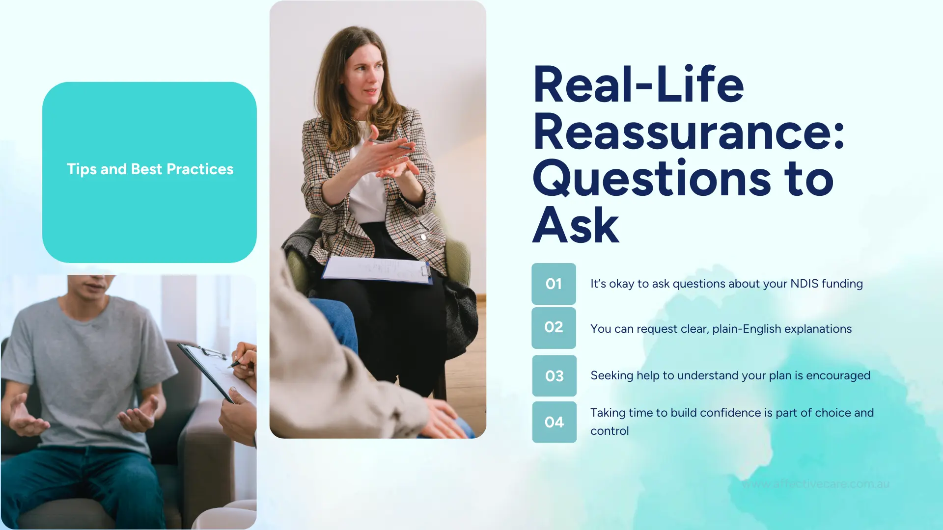 Real Life Reassurance Questions to ask