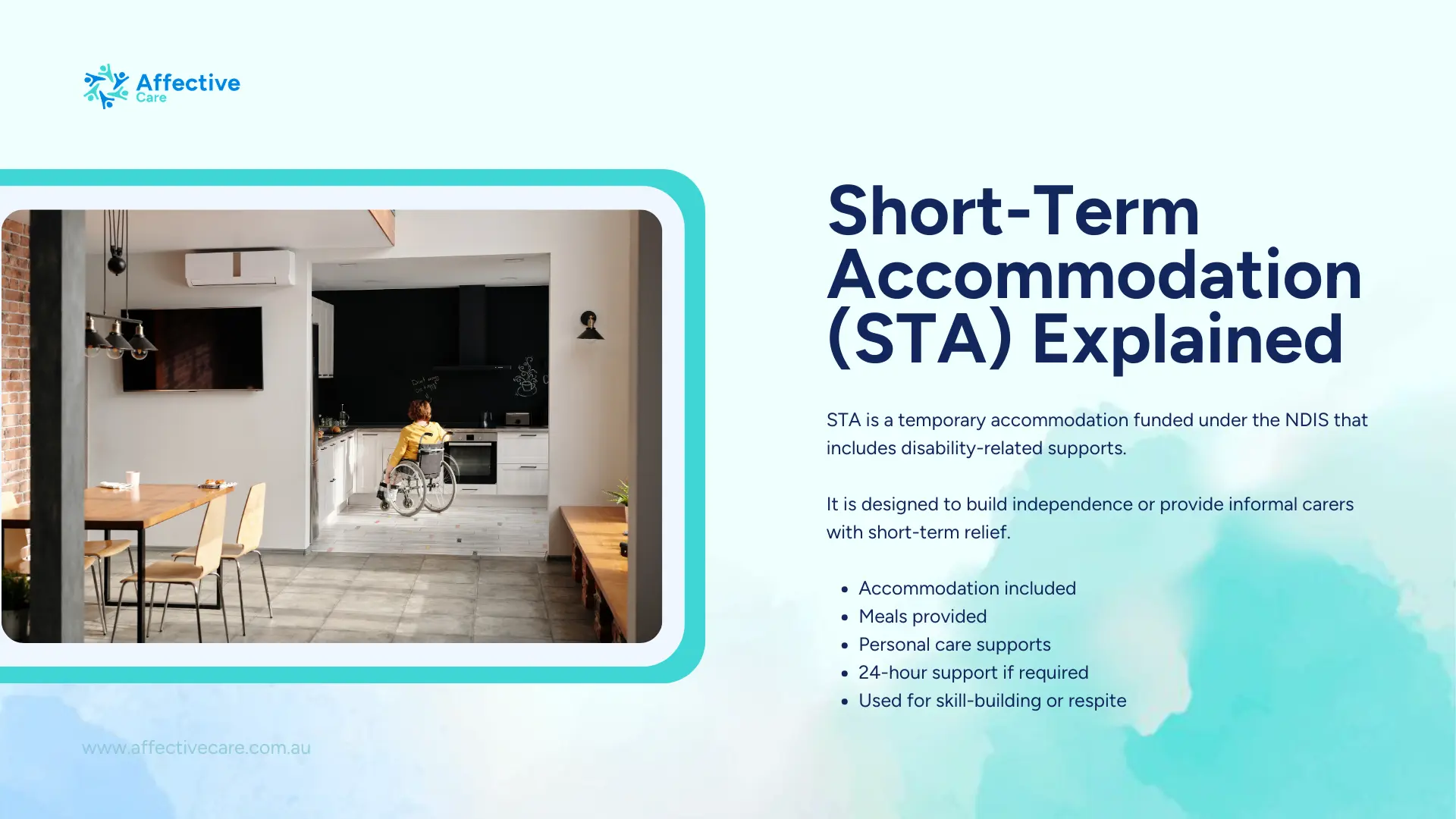 Short Term accomodation STA explained