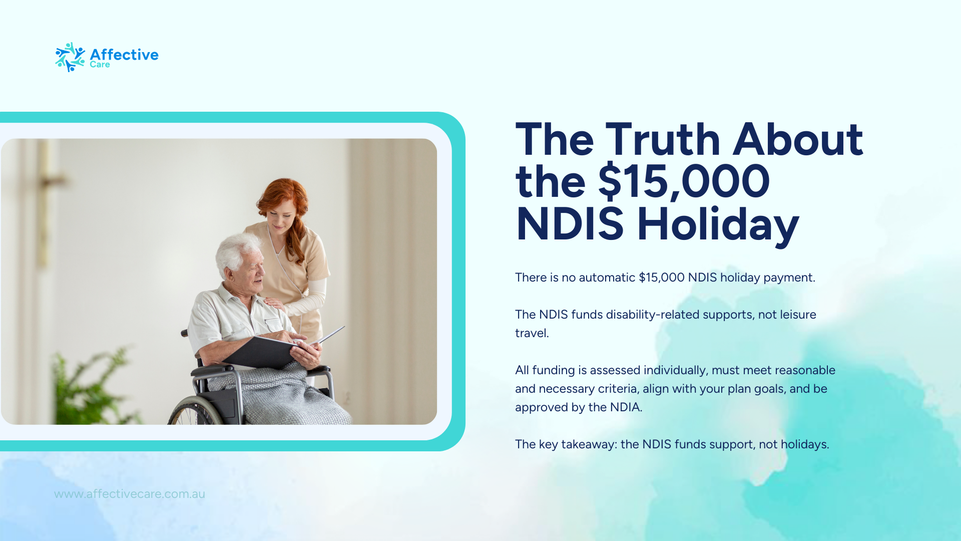 The truth about the $15000 NDIS Holiday