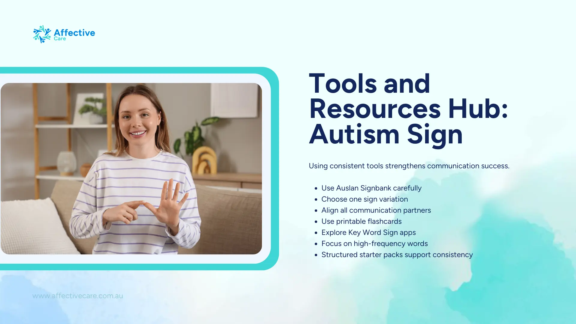 Tools and resources hub Autism sign